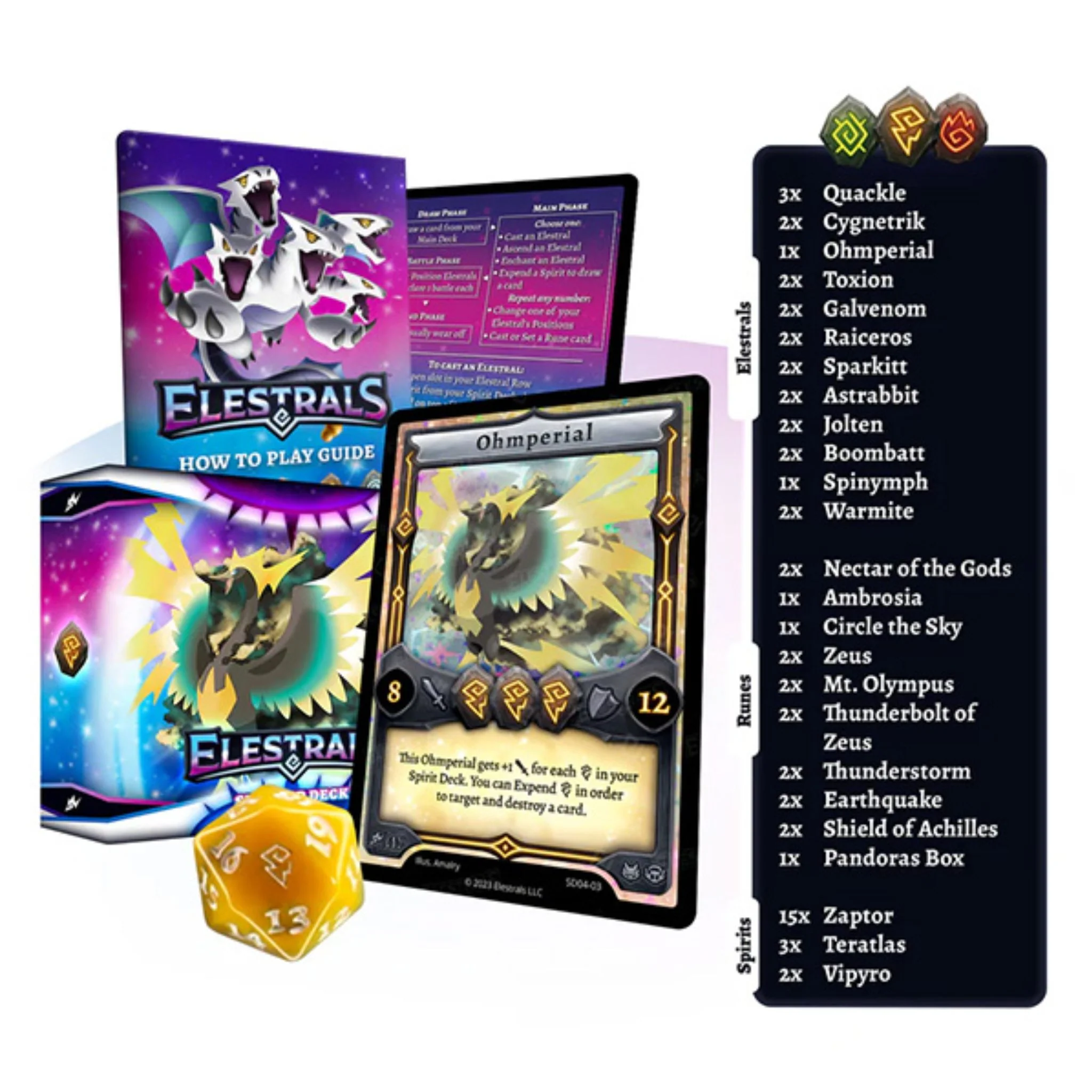 Elestrals 1st Edition Starter Deck Ohmperial - Image 2