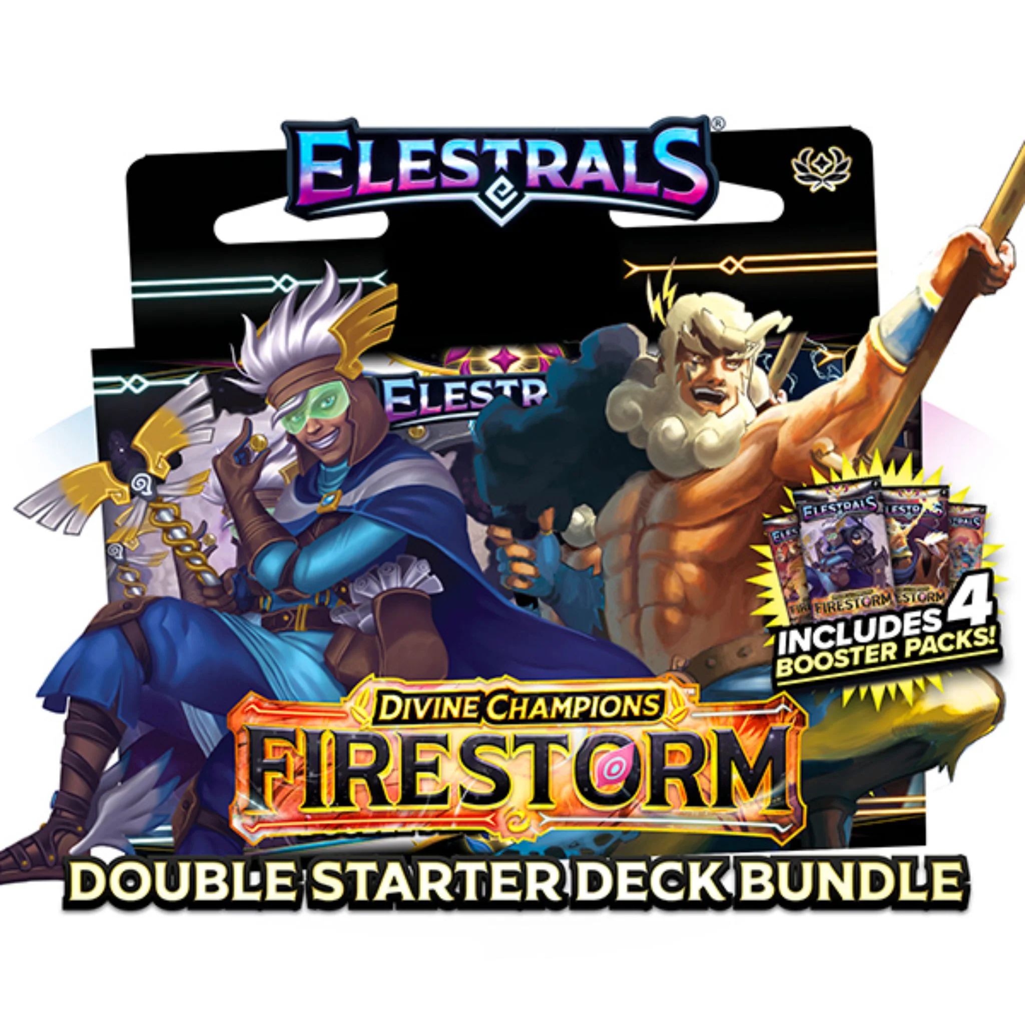 Elestrals Firestorm Double Starter Deck Bundle Hermes vs. Zeus