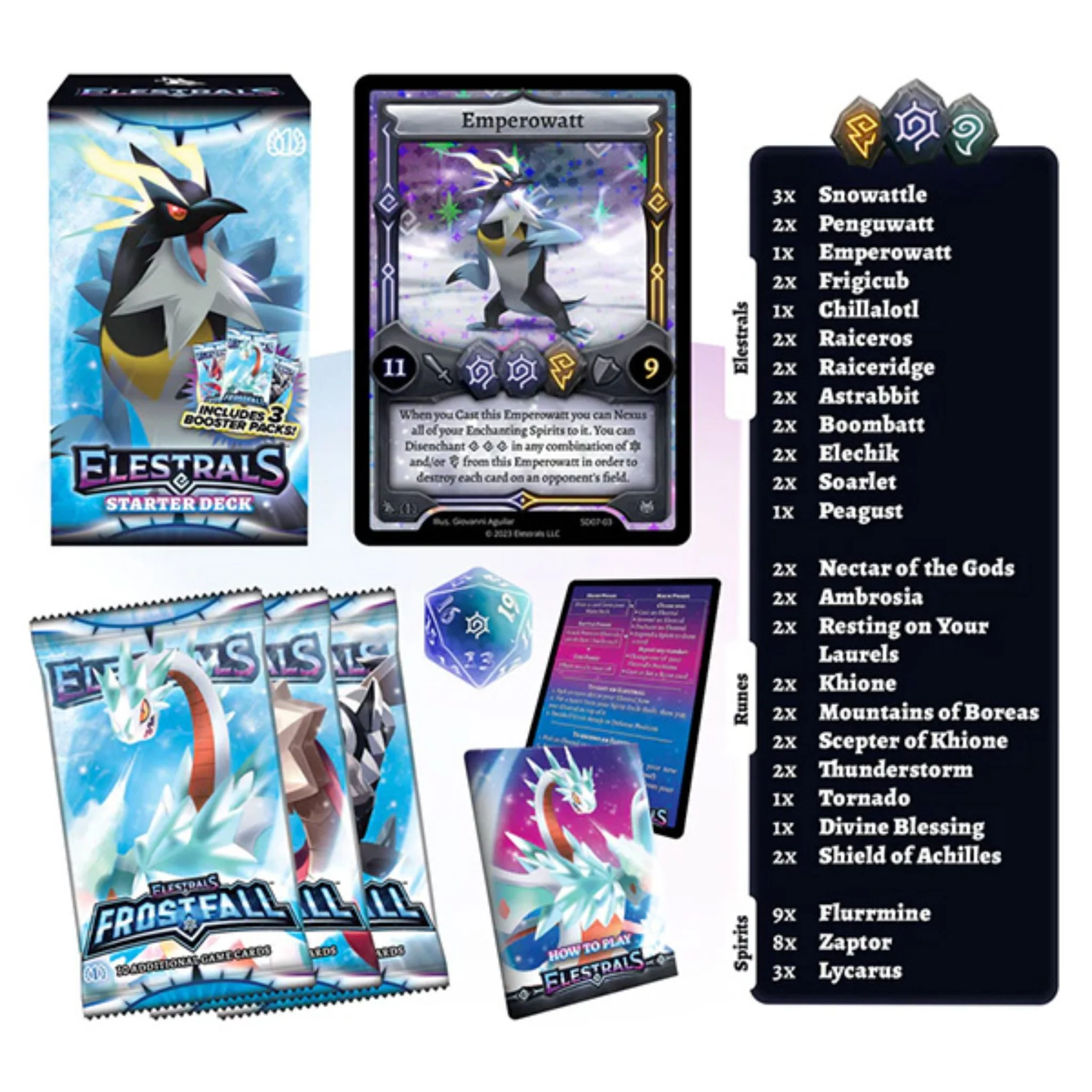 Elestrals Frostfall Starter Deck Emperowatt - Image 2