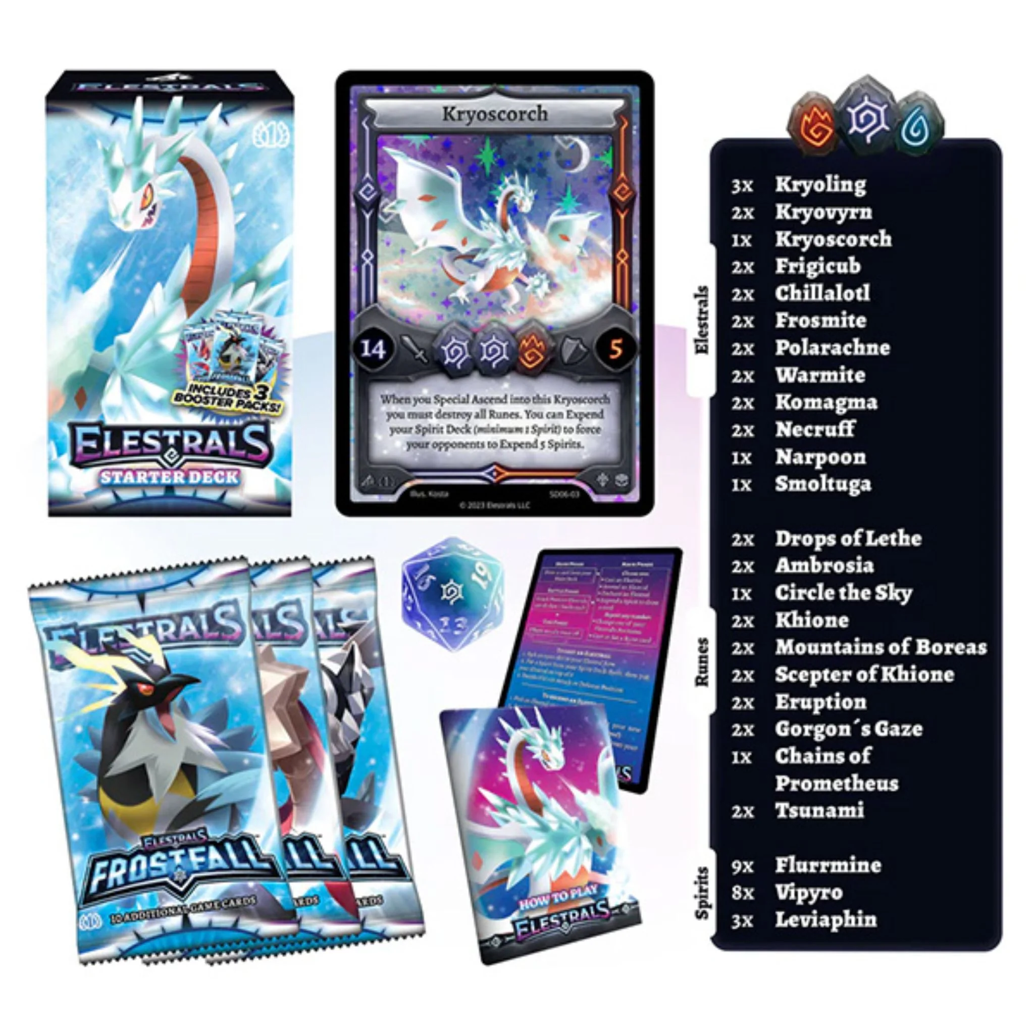 Elestrals Frostfall Starter Deck Kryoscorch - Image 2