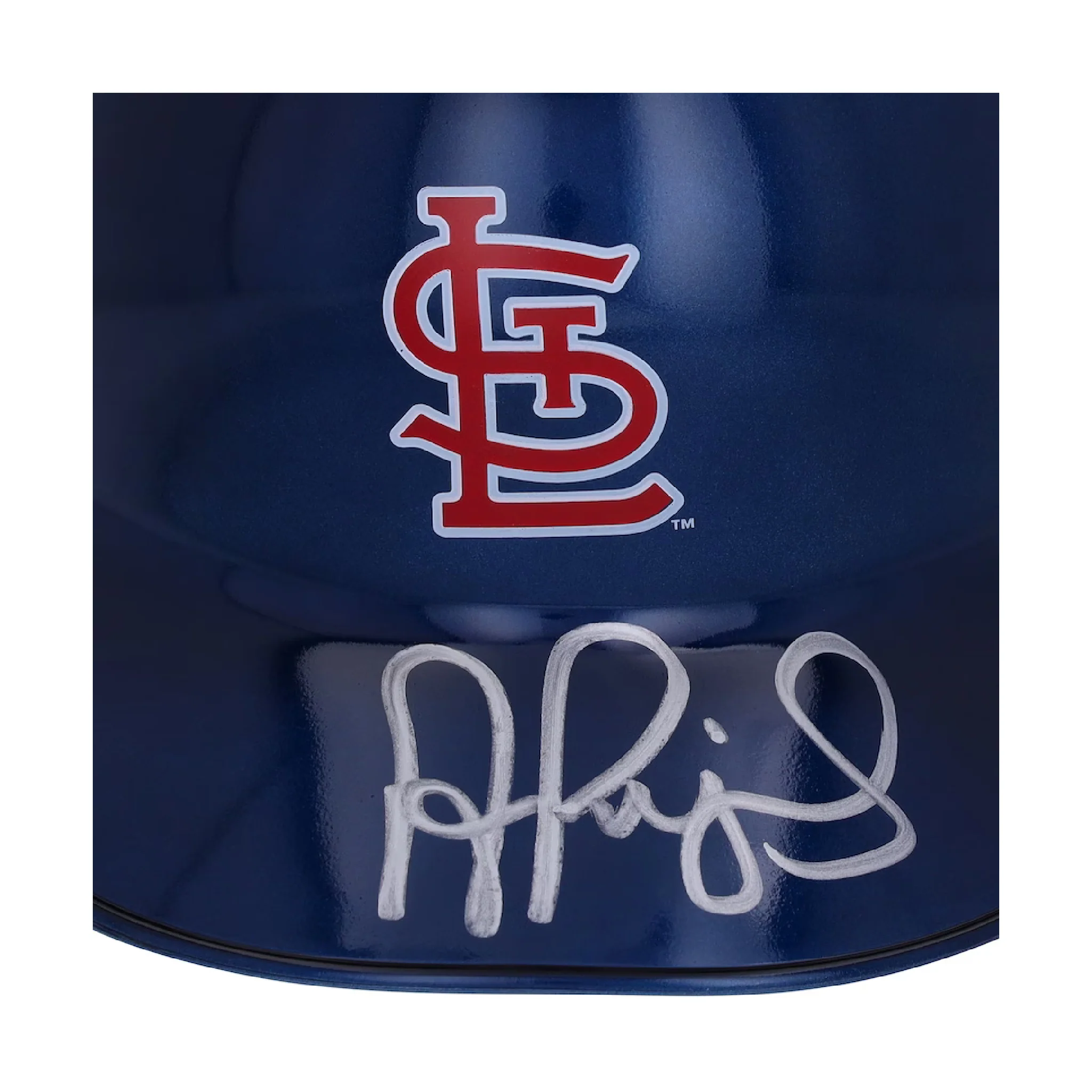 Fanatics Authentic Albert Pujols Autographed St. Louis Cardinals Chrome Mini Batting Helmet (Fanatics Exclusive) - Image 2