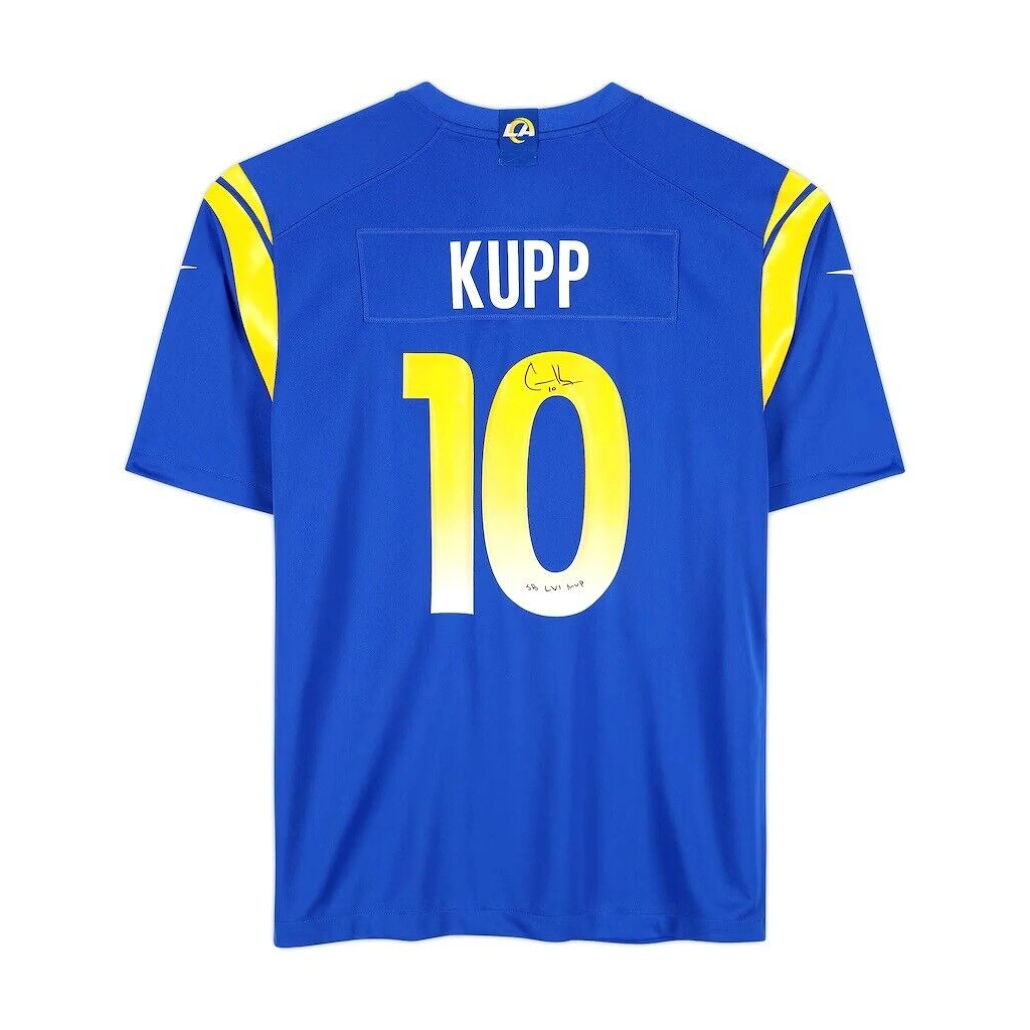 Fanatics Authentic Cooper Kupp Autographed Los Angeles Rams Super Bowl LVI Champions Nike Game Jersey w/ "SB LVI MVP" Inscription - Image 2