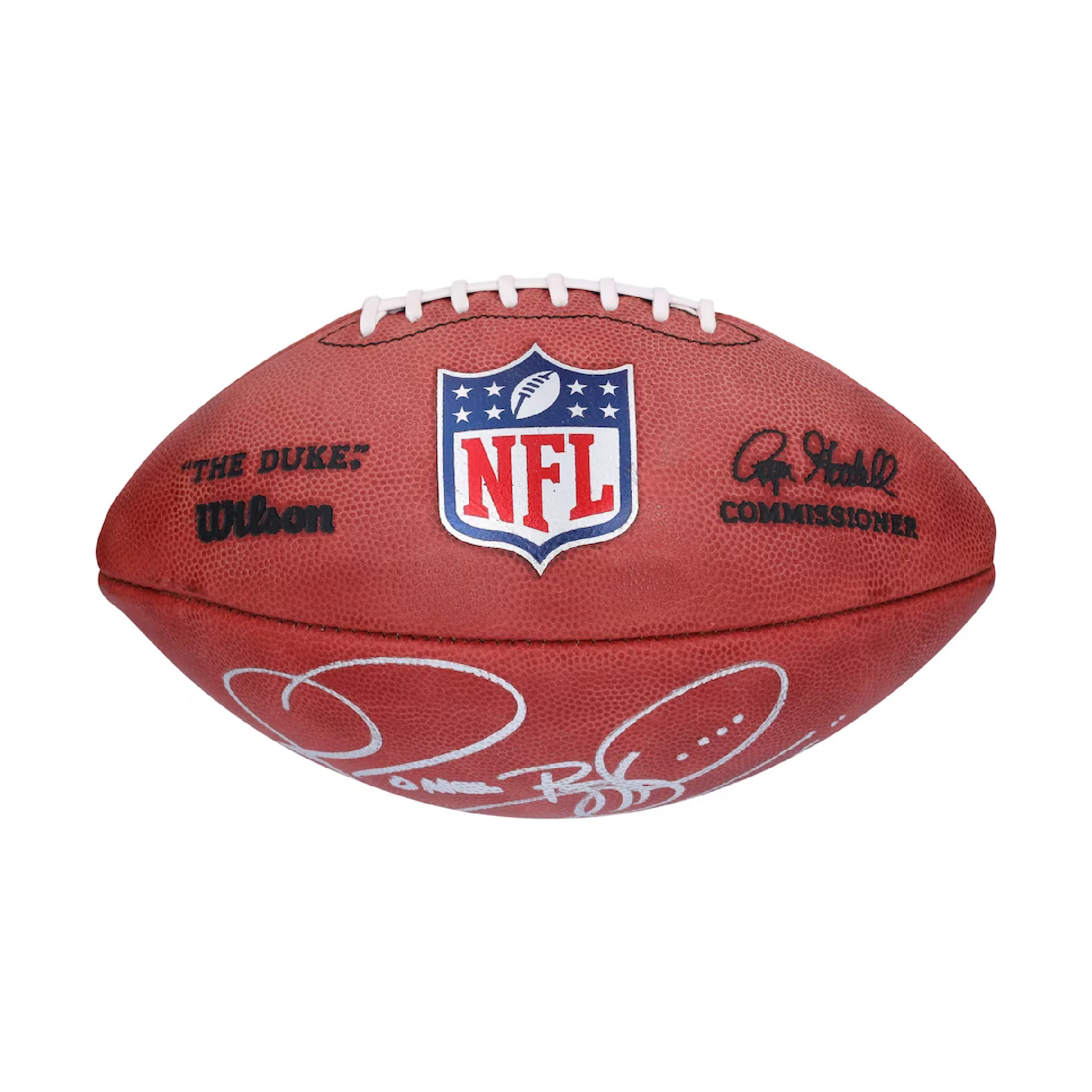 Fanatics Authentic Jerome Bettis Autographed Wilson "The Duke" Full Color Pro Football w/ "The Bus" Inscription - Image 3