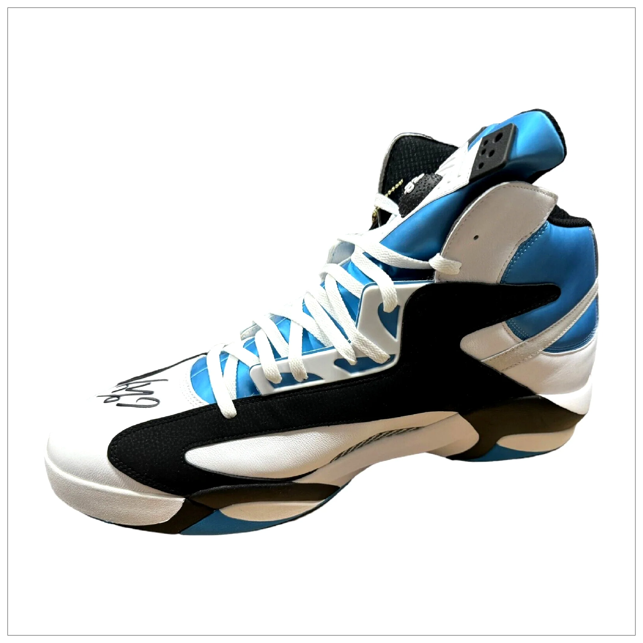 Fanatics Authentic Shaquille O'Neal Autographed Orlando Magic Reebok Blue/White Size 22 SHAQ Sneaker - Image 3