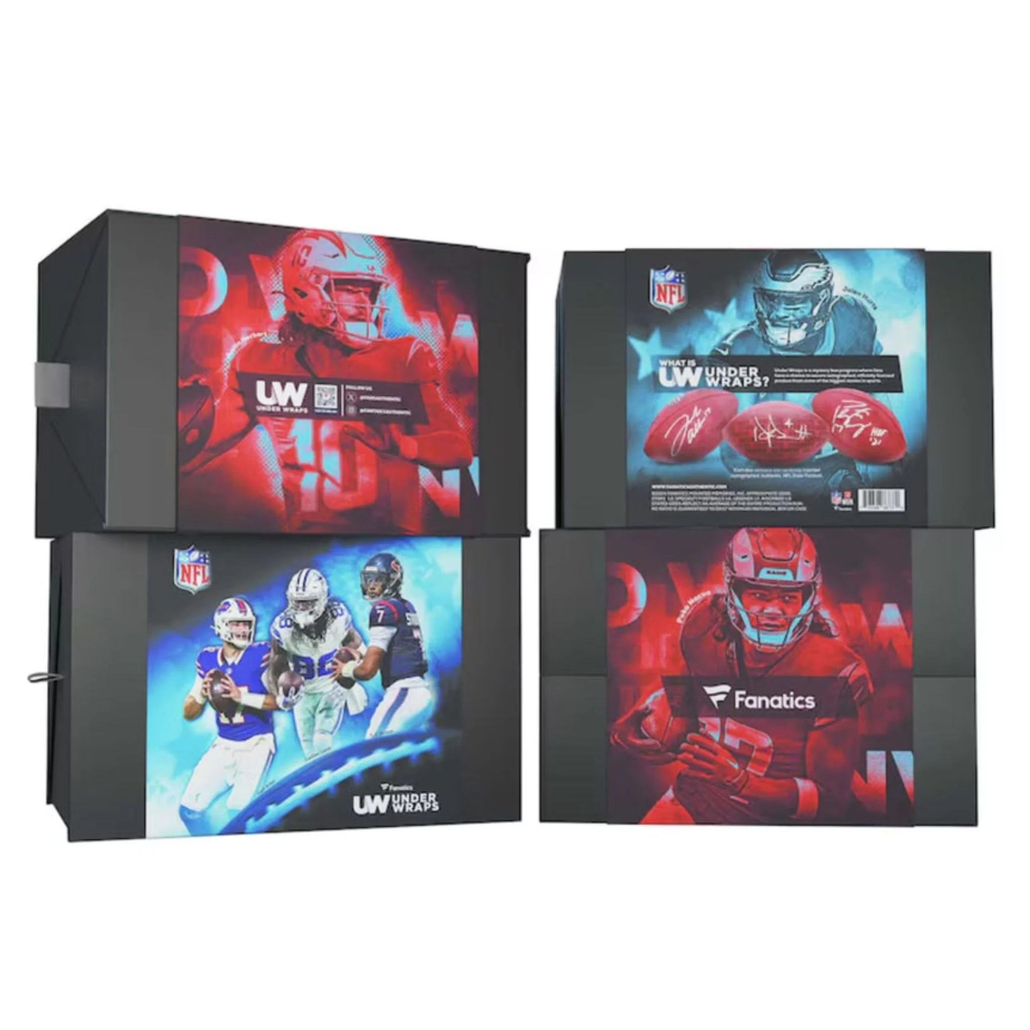 2024 Fanatics Under Wraps Autographed NFL Football Mystery Box - Image 2