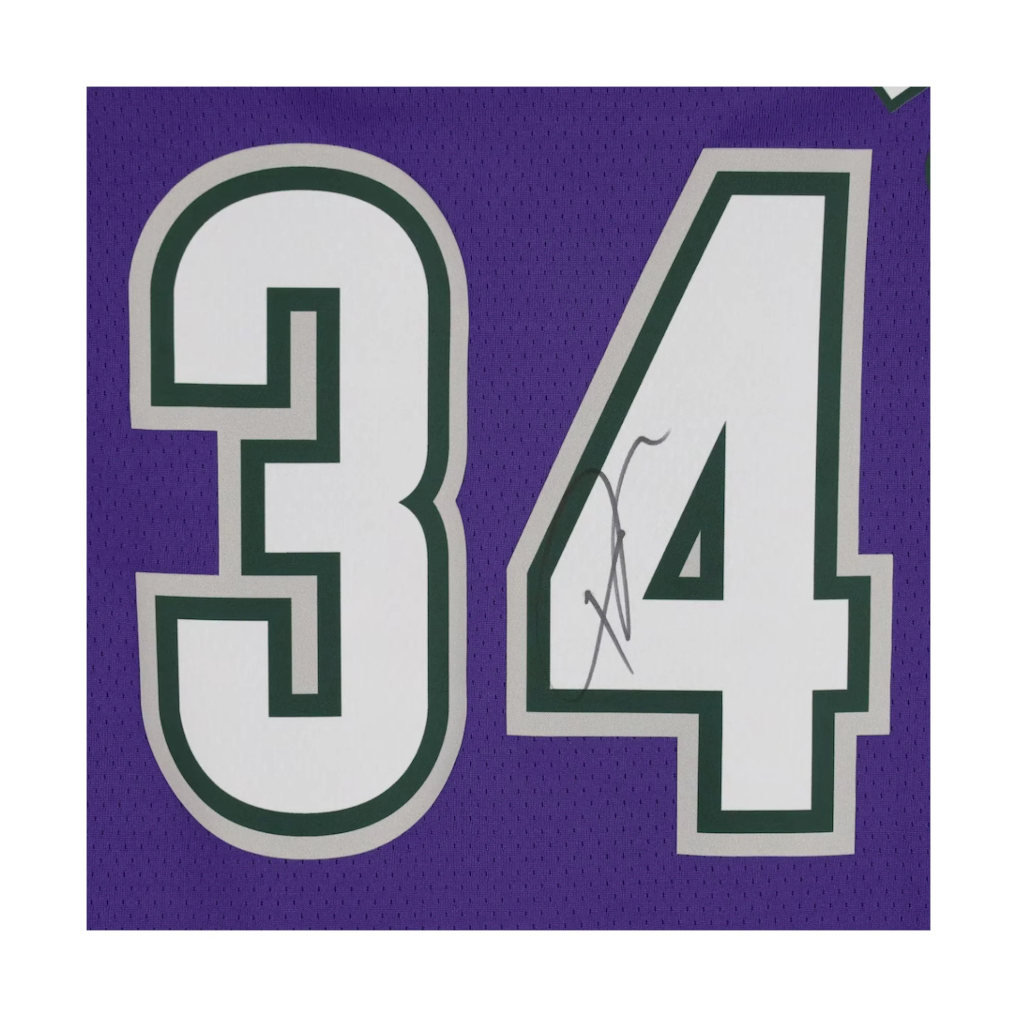 Fanatics Authentic Giannis Antetokounmpo Autographed Milwaukee Bucks Purple Nike Swingman Jersey - Image 4