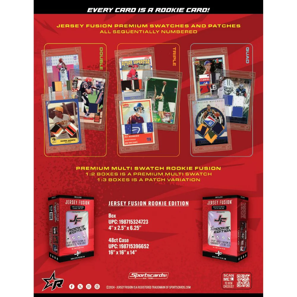 Jersey Fusion Rookie Edition Hobby Box - Image 2