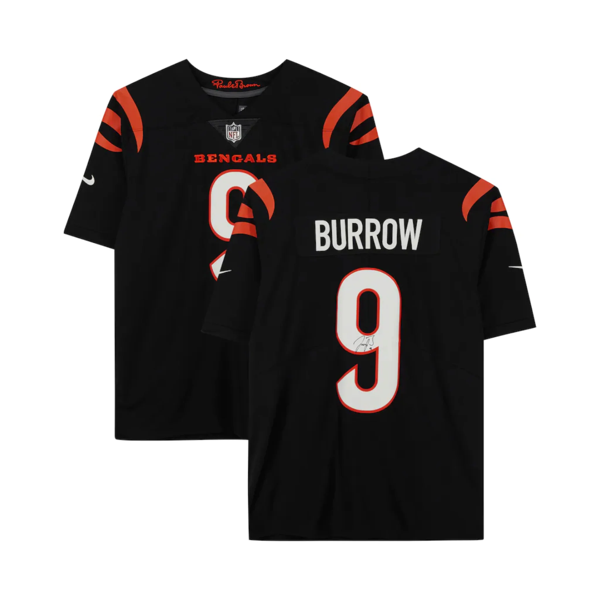 Fanatics Authentic Joe Burrow Autographed Cincinnati Bengals Nike Black Vapor Limited Jersey
