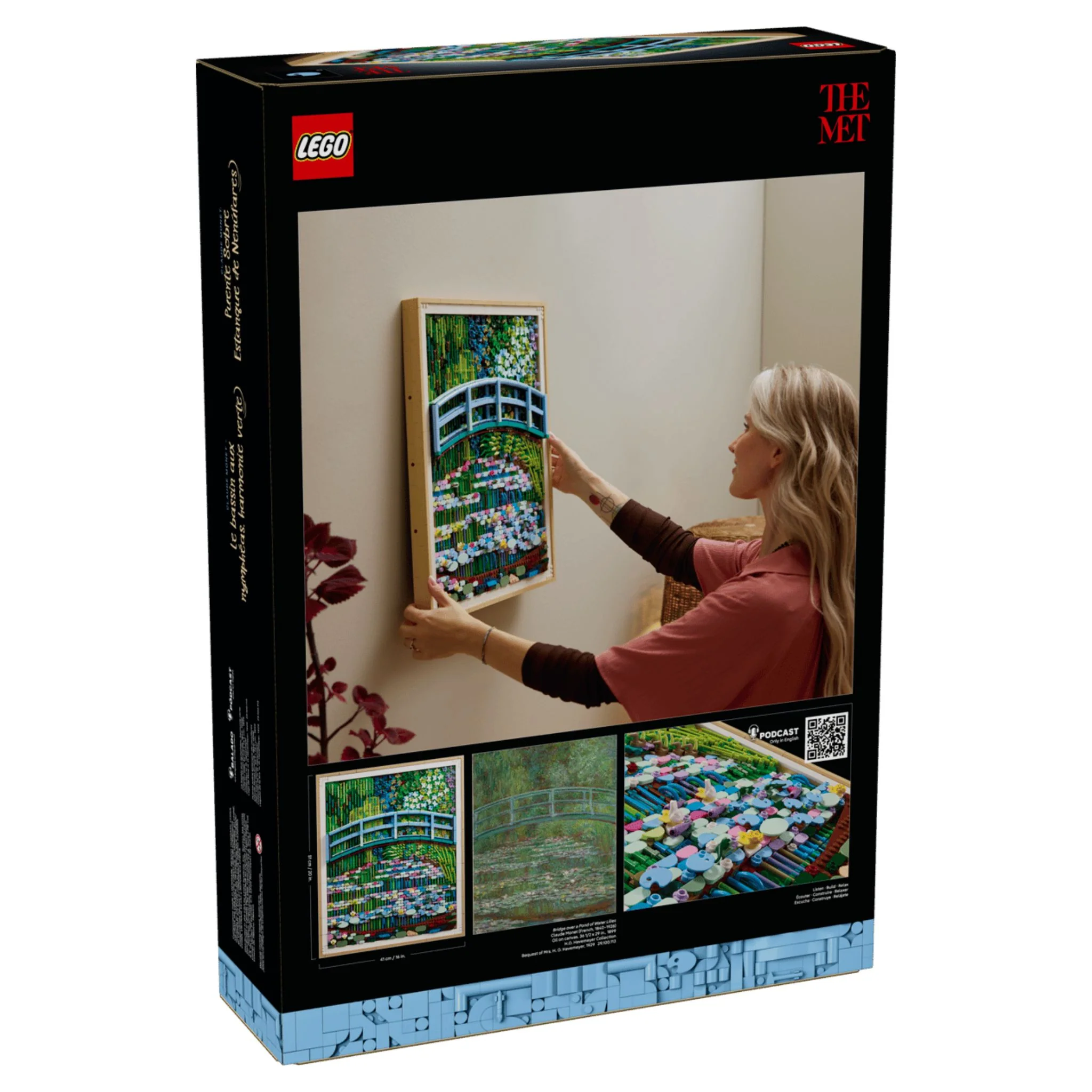 LEGO ART Claude Monet Bridge Over a Pond of Water Lilies