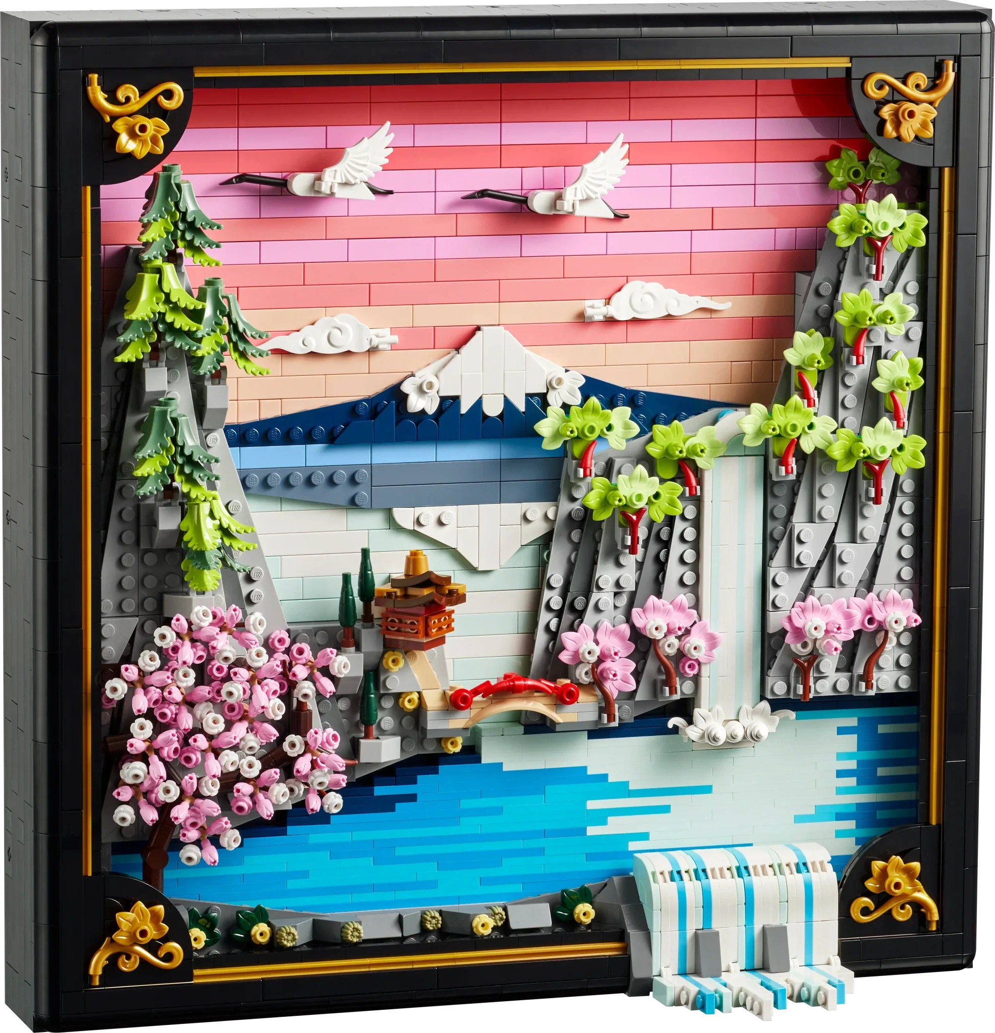 LEGO ART Japanese Cherry Blossom Landscape - Image 3