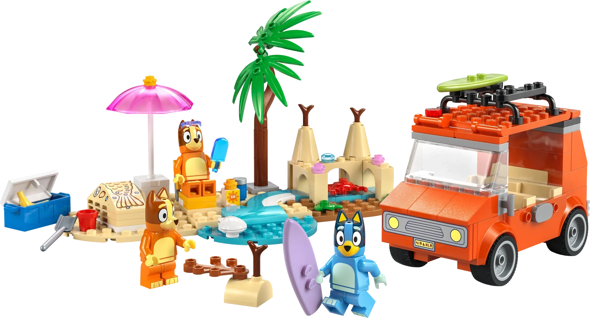 LEGO Bluey Bluey's Beach & Family Car Trip - Image 3