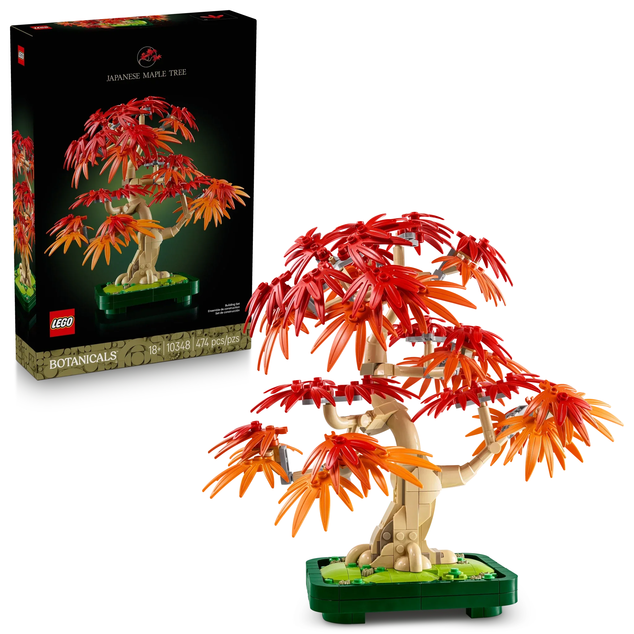 LEGO Botanicals Japanese Red Maple Bonsai Tree - Image 2