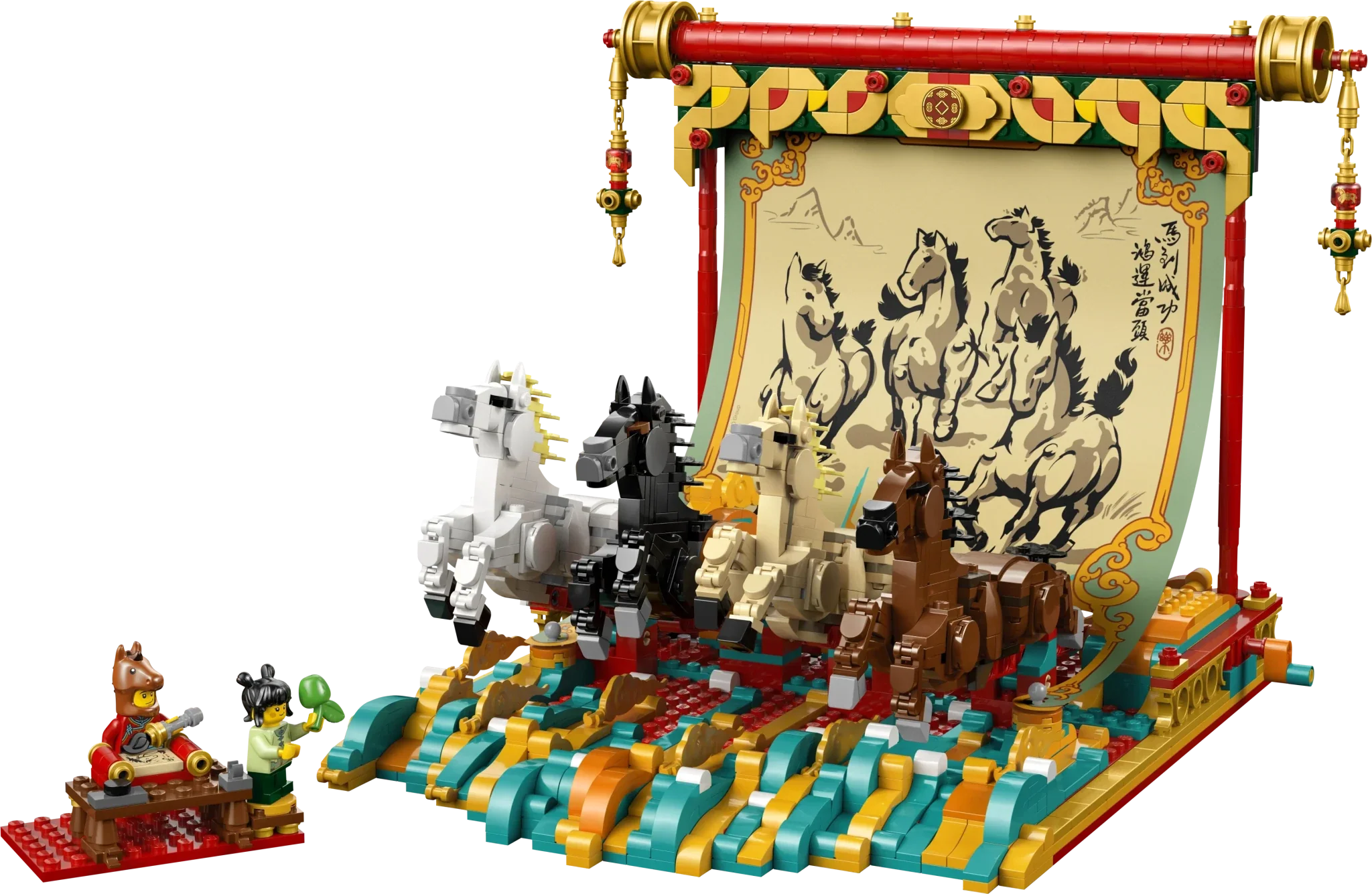 LEGO Chinese Festivals Galloping Horses Canvas - Image 3