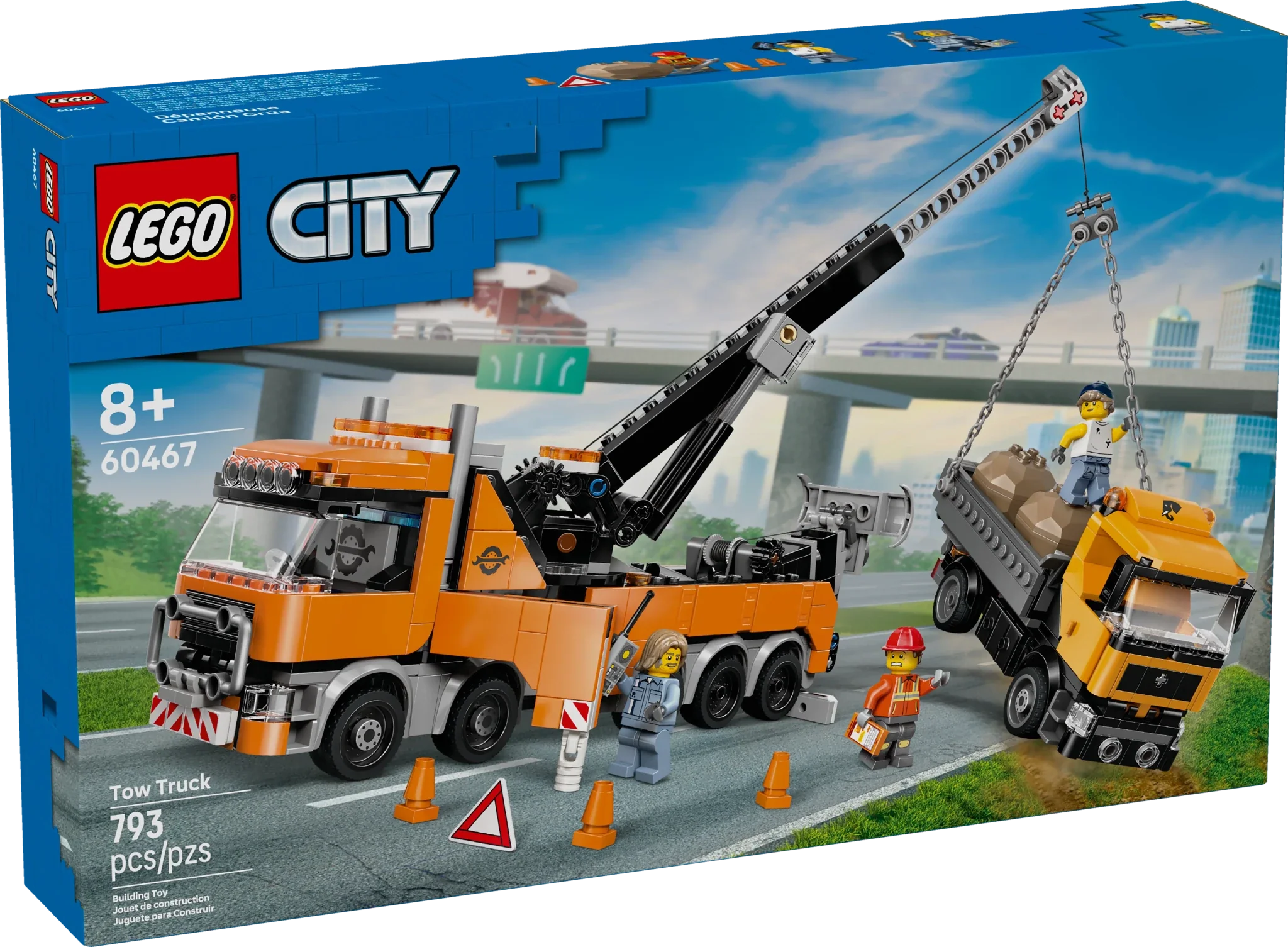 LEGO City Big Vehicles Heavy-Duty Recovery Tow Truck with Crane