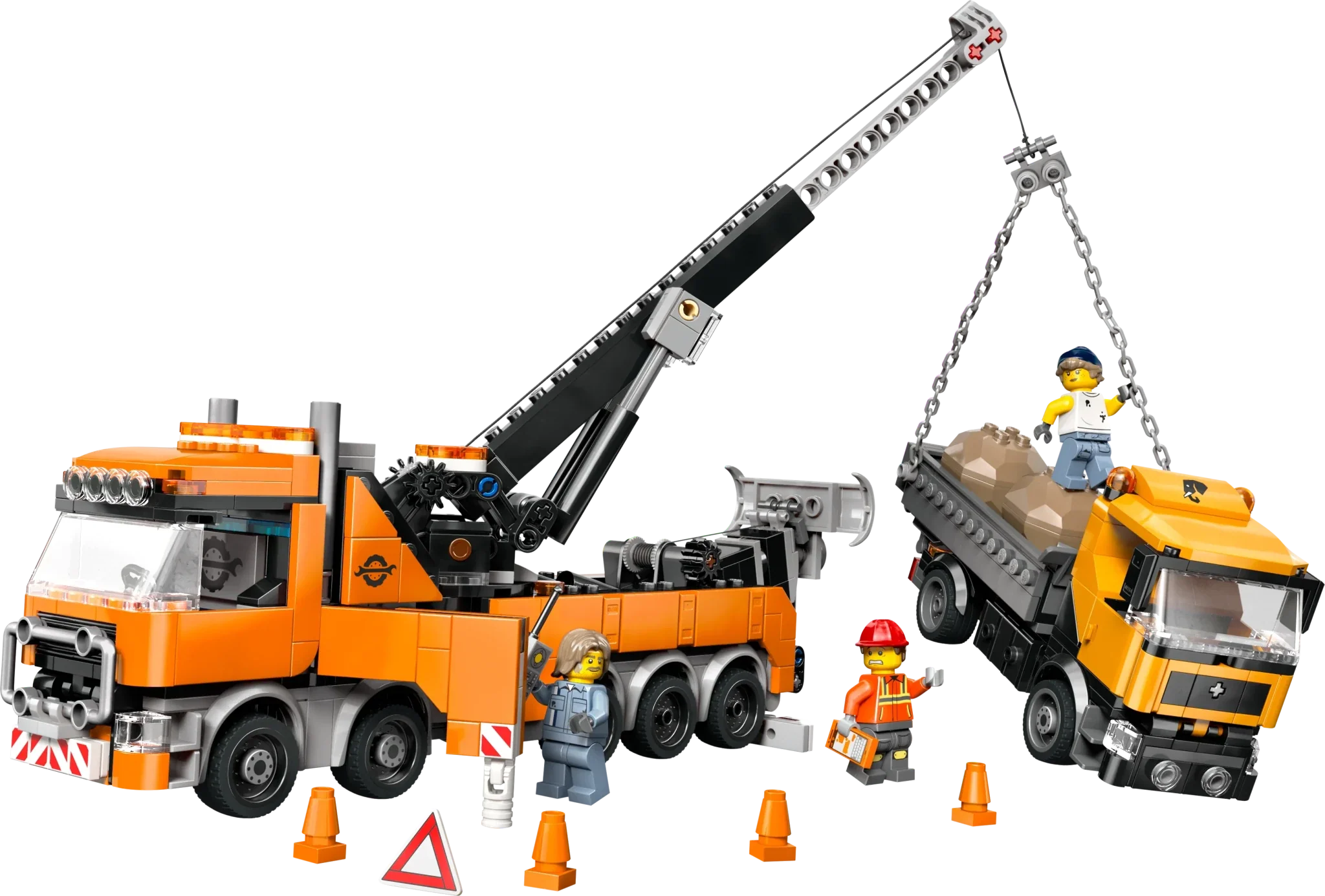 LEGO City Big Vehicles Heavy-Duty Recovery Tow Truck with Crane - Image 3