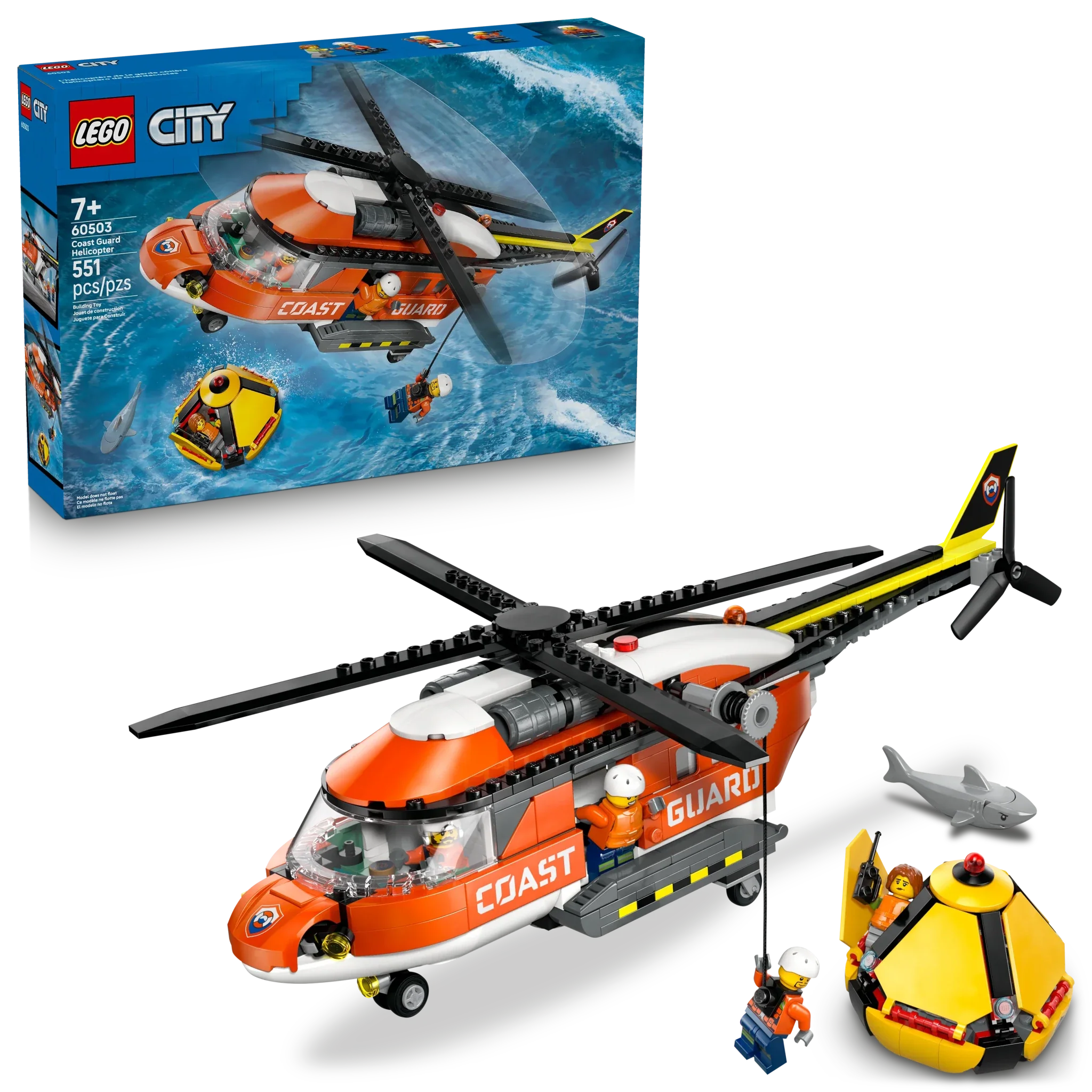 LEGO City Exploration Coast Guard Helicopter - Image 2
