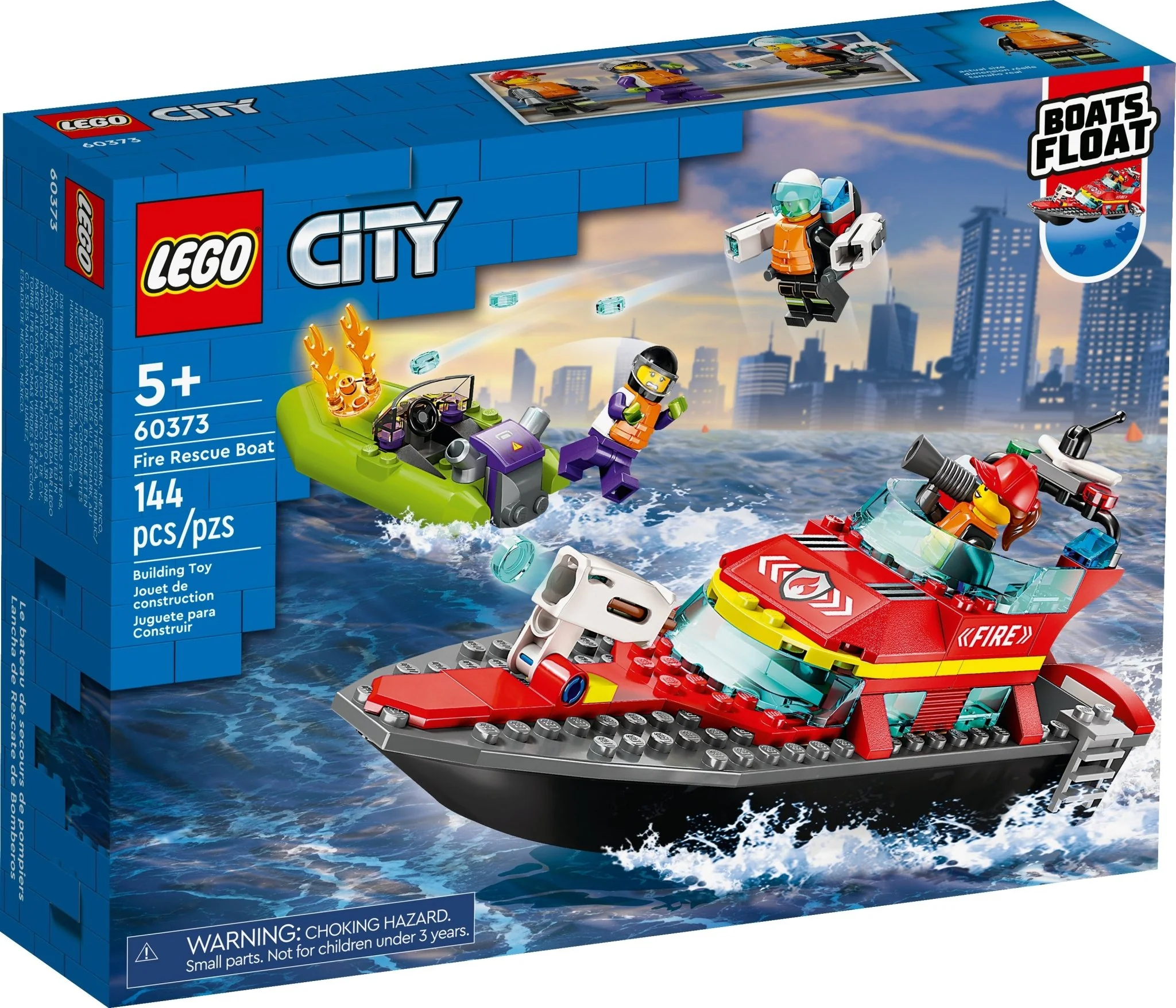 LEGO City Fire Fire Rescue Boat