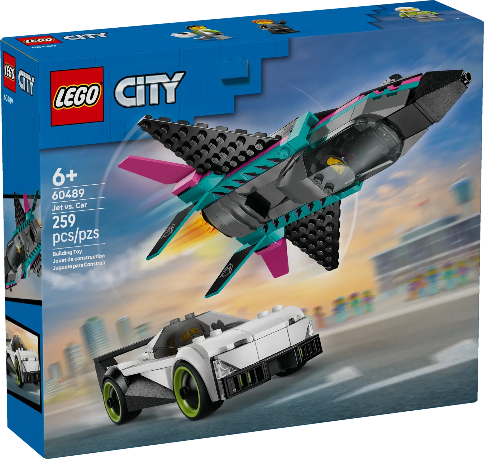 LEGO City Great Vehicles Jet vs. Car