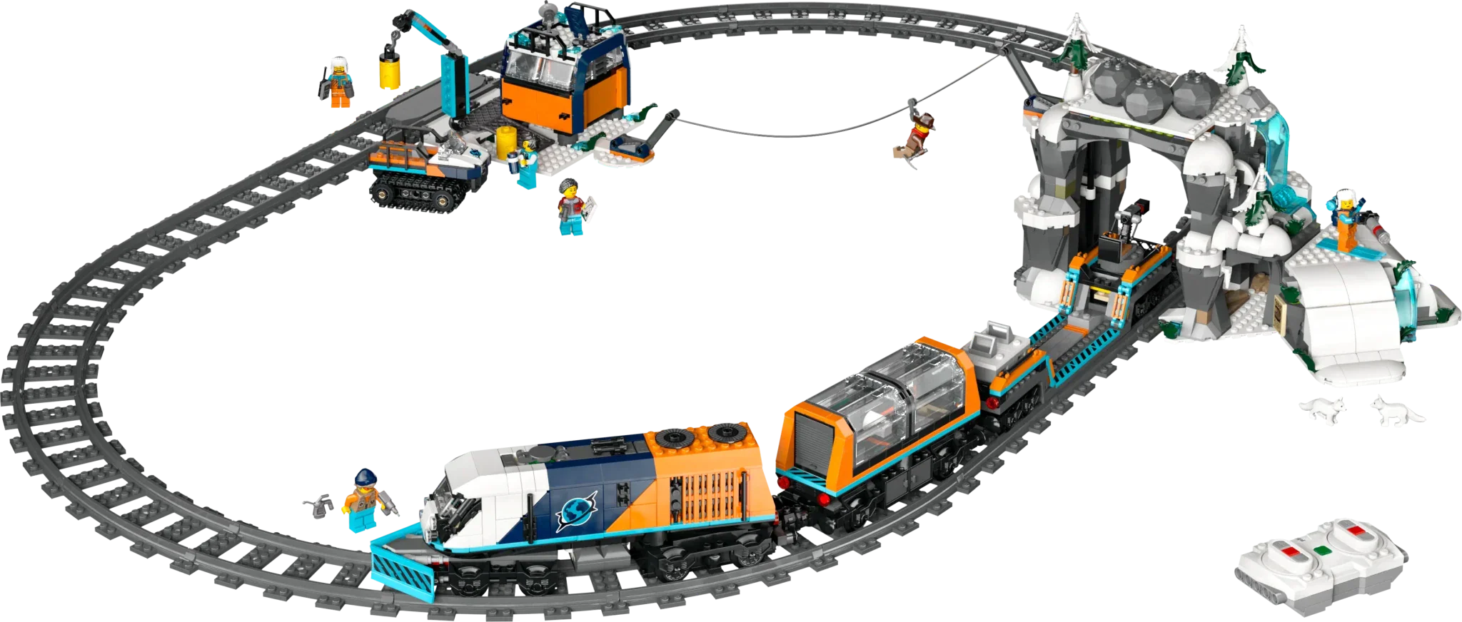 LEGO City Trains Explorers' Arctic Polar Express Train - Image 3