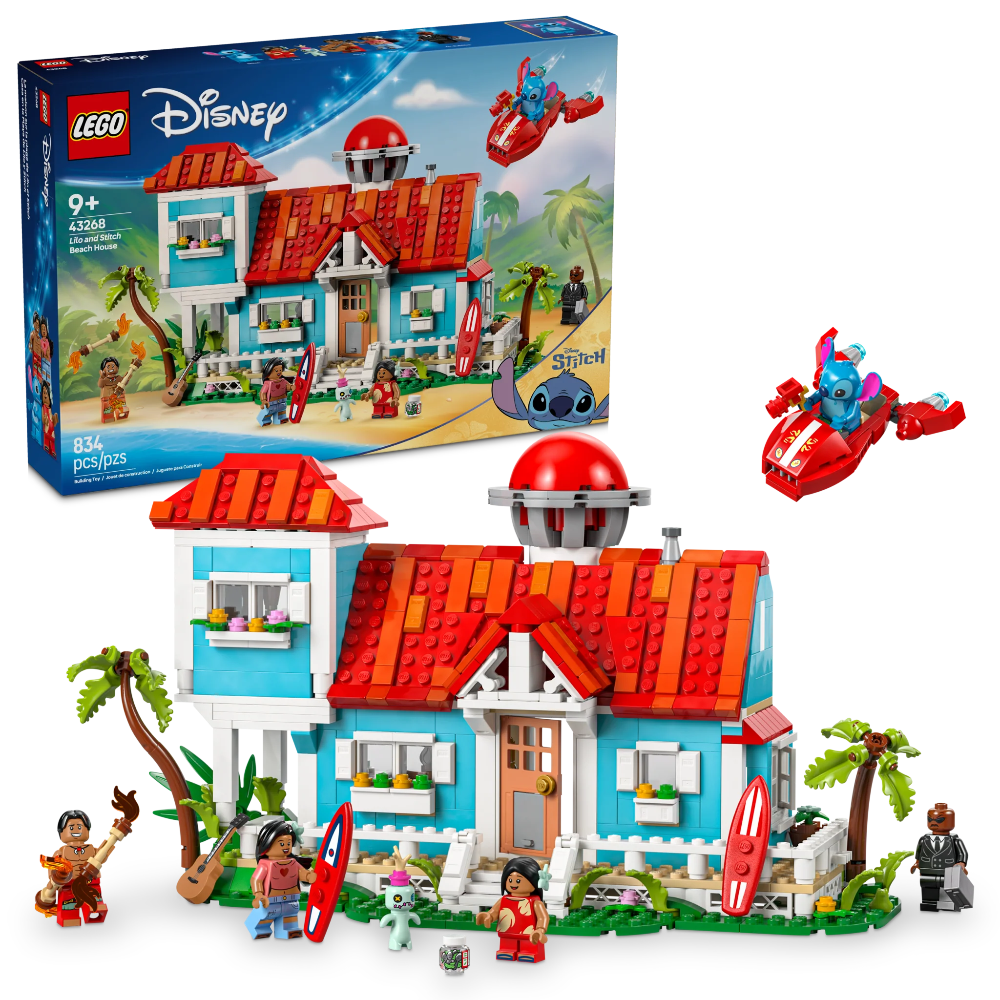 LEGO Disney Classic Lilo and Stitch Beach House - Image 2