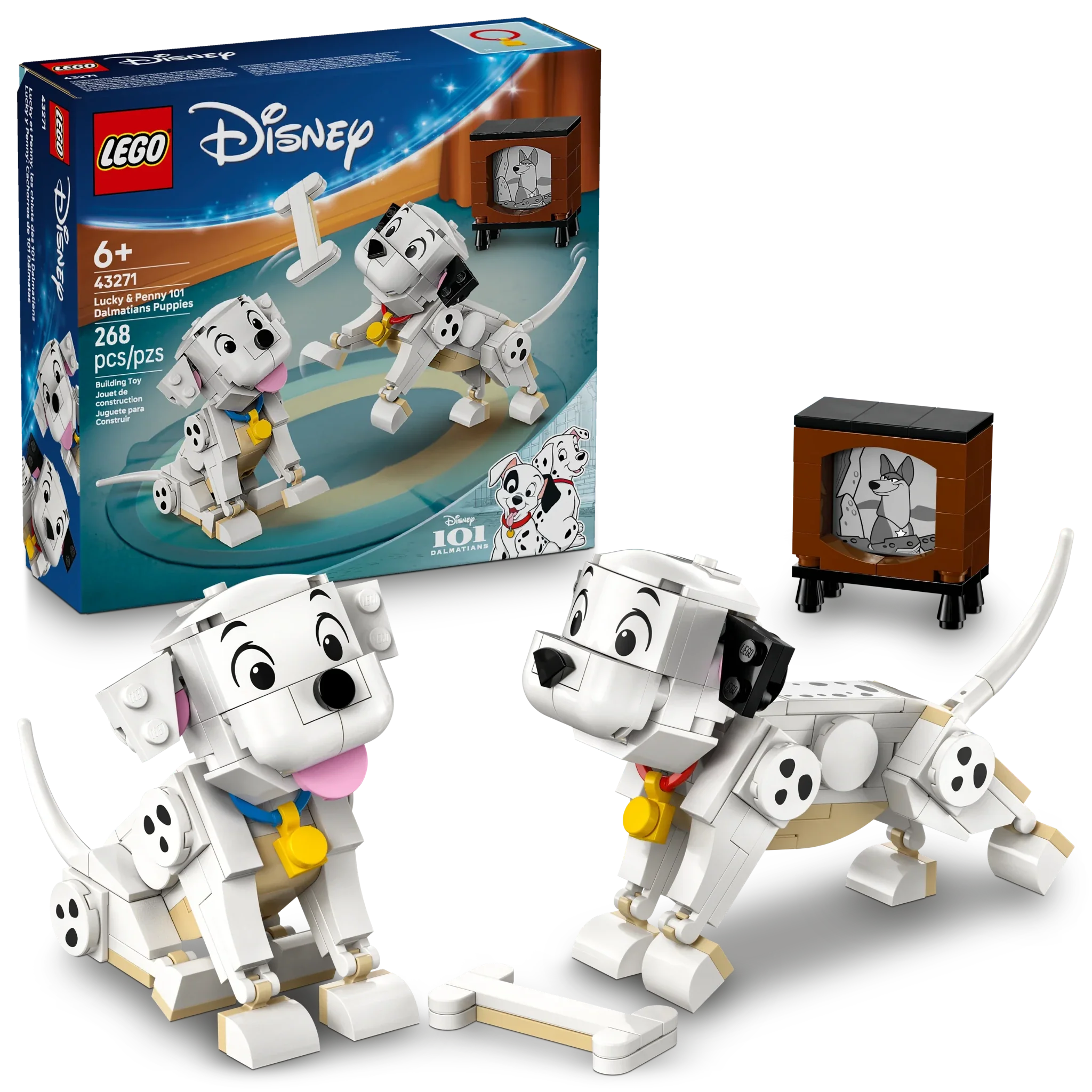 LEGO Disney Classic Lucky & Penny 101 Dalmatians Puppies - Image 2