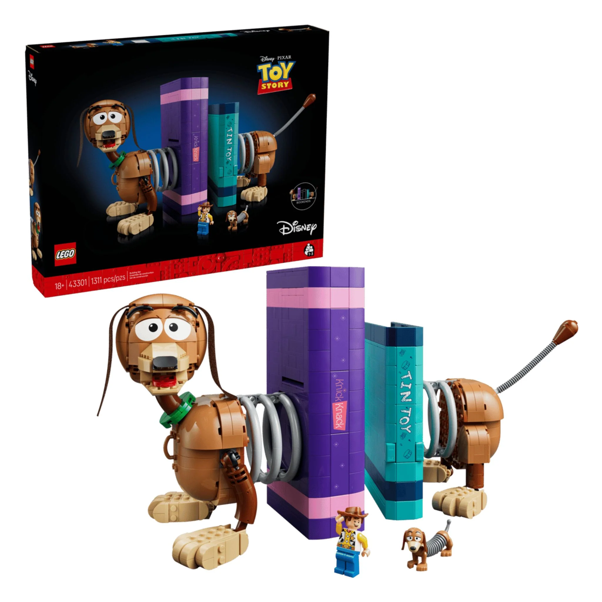 LEGO Disney Pixar Toy Story Slinky Dog Bookends - Image 2