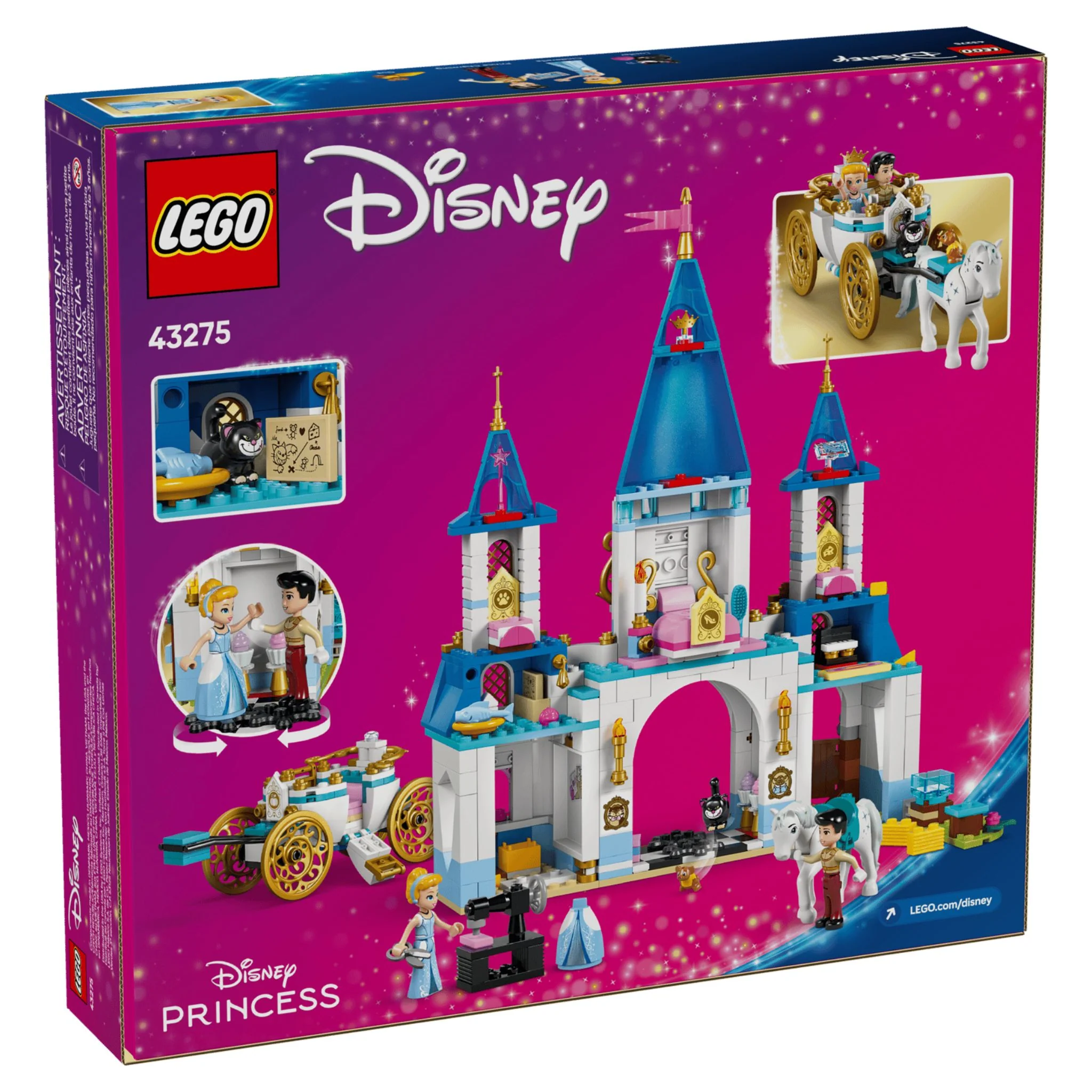 LEGO Disney Princess Cinderella's Castle & Horse Carriage