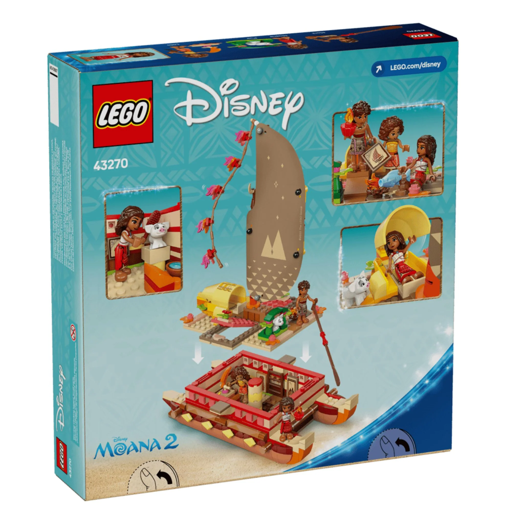 LEGO Disney Princess Moana's Adventure Canoe