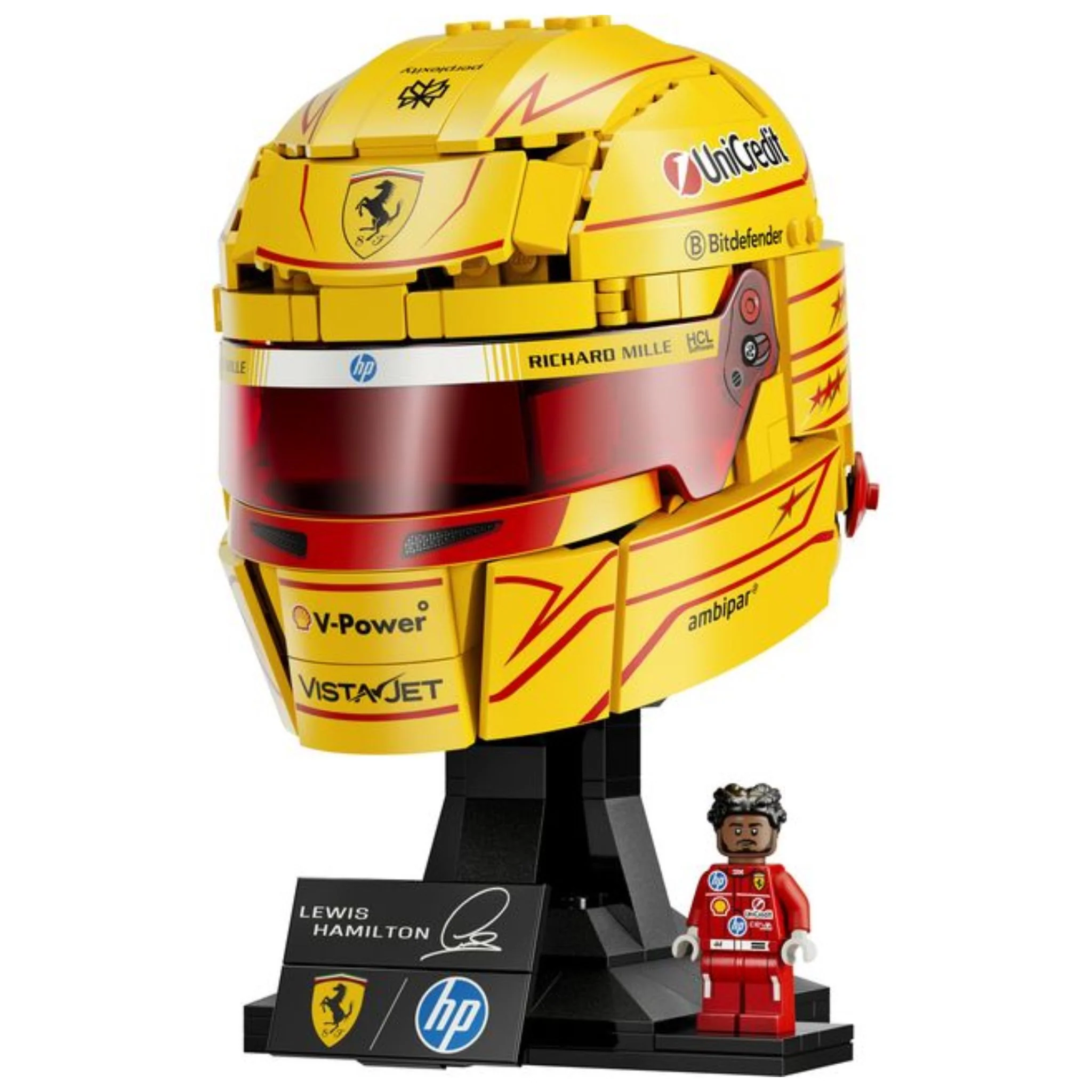 LEGO Editions Formula 1 Scuderia Ferrari HP Lewis Hamilton Helmet - Image 3