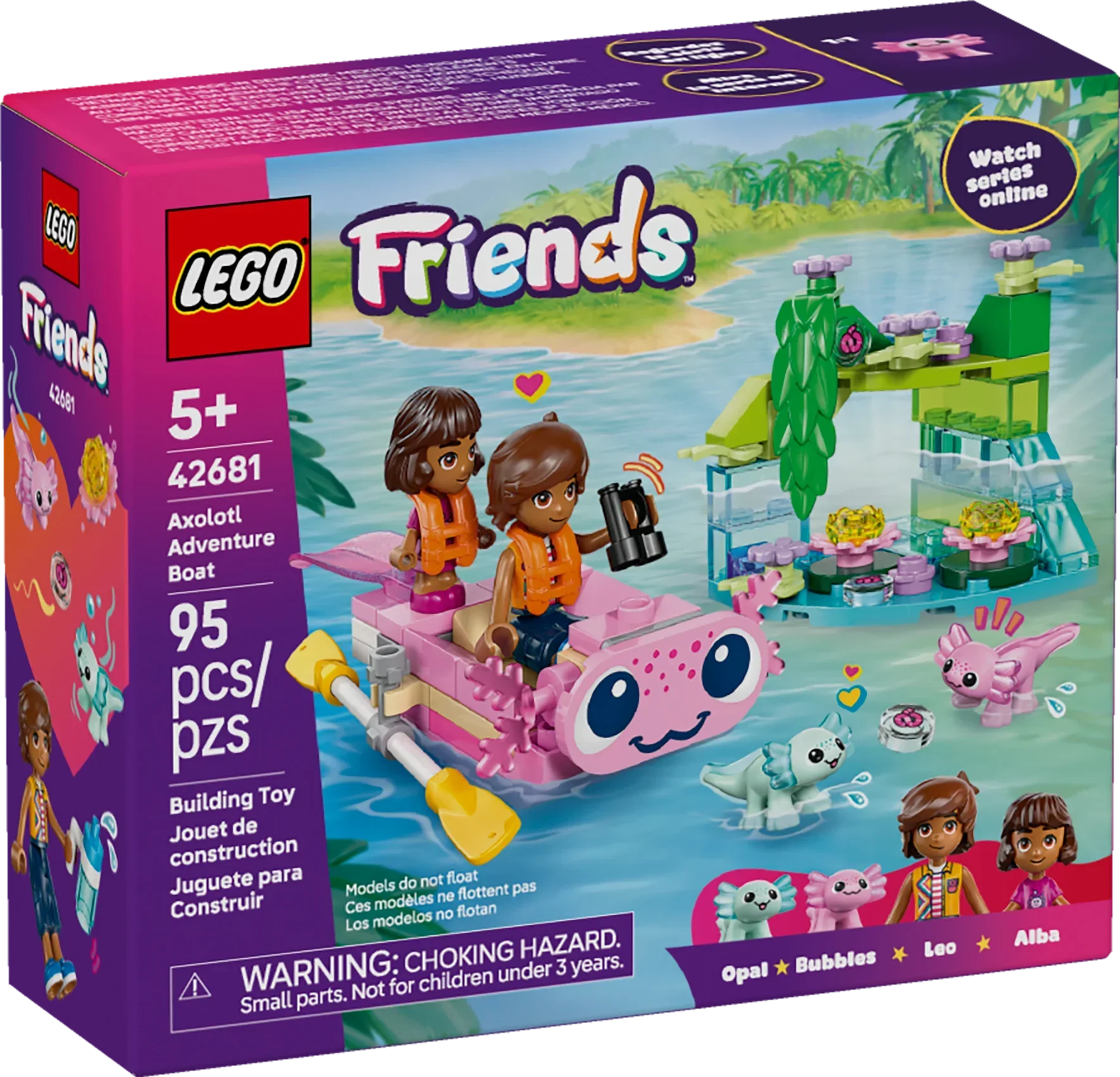 LEGO Friends Axolotl Adventure Boat