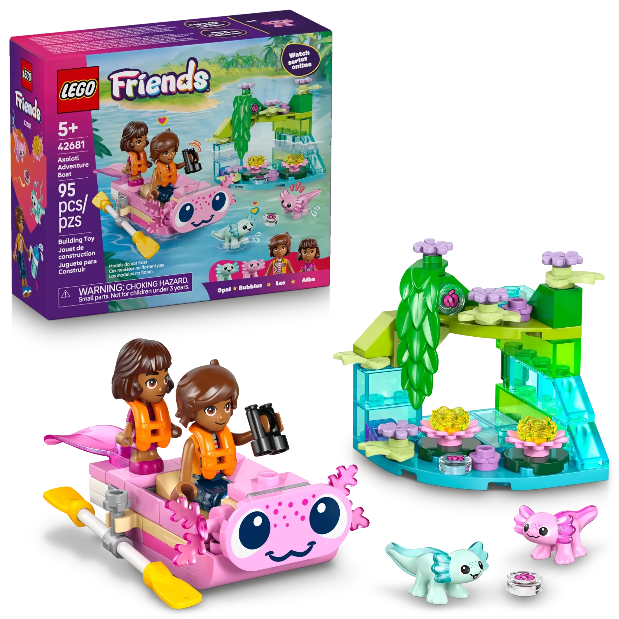 LEGO Friends Axolotl Adventure Boat - Image 2