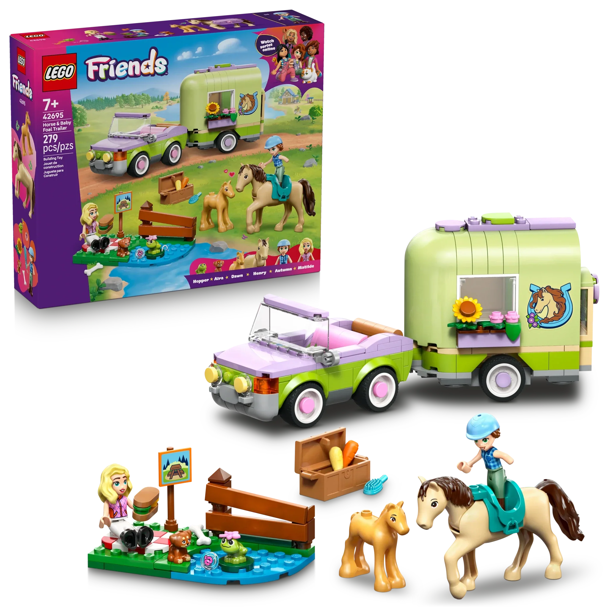 LEGO Friends Horse & Baby Foal Trailer - Image 2