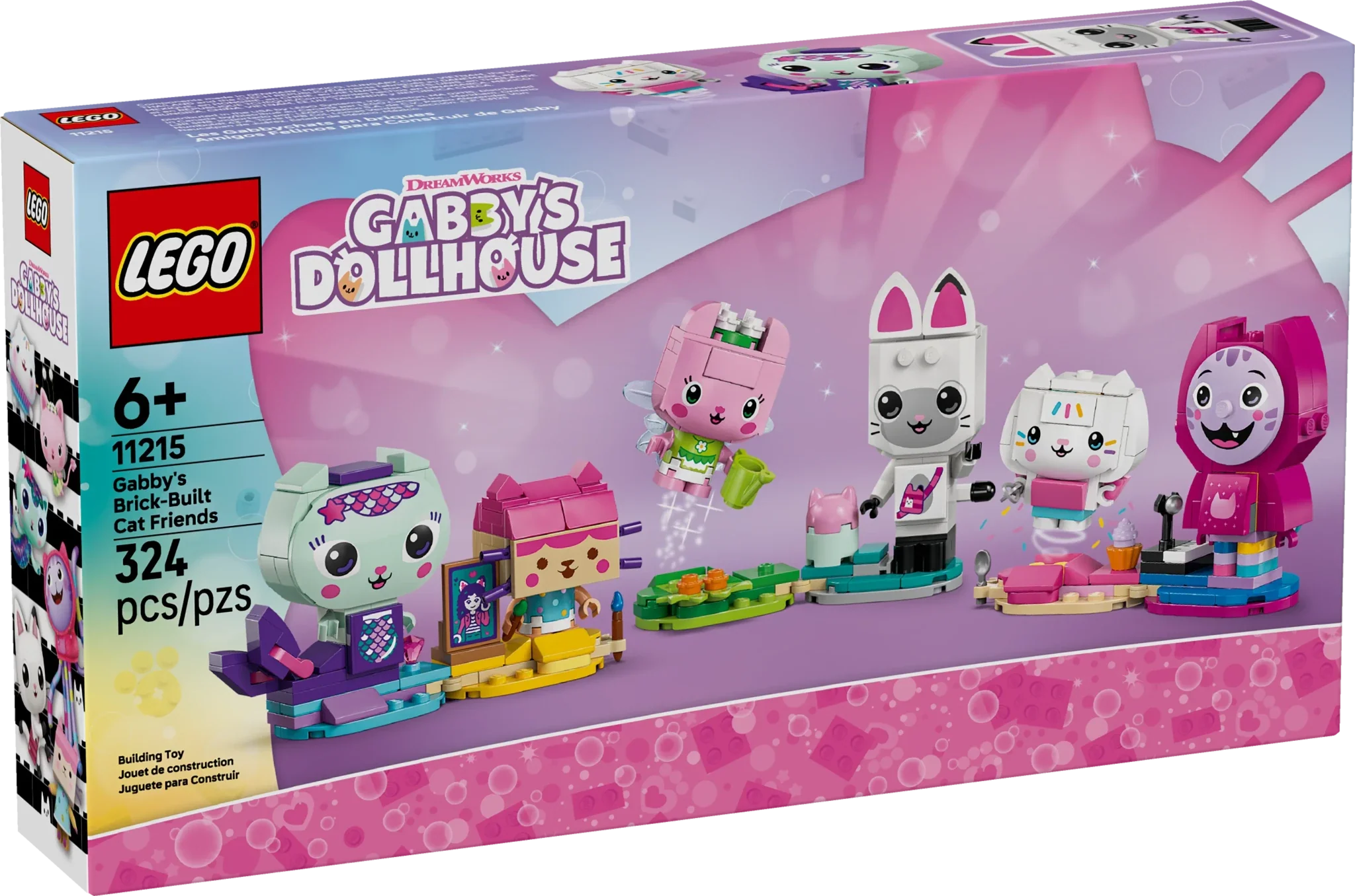 LEGO Gabby's Dollhouse Gabby's Brick-Built Cat Friends