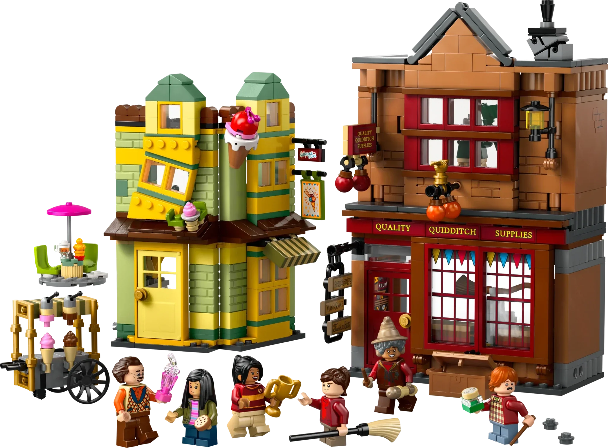 LEGO Harry Potter Quality Quidditch Supplies & Ice Cream Parlour - Image 3
