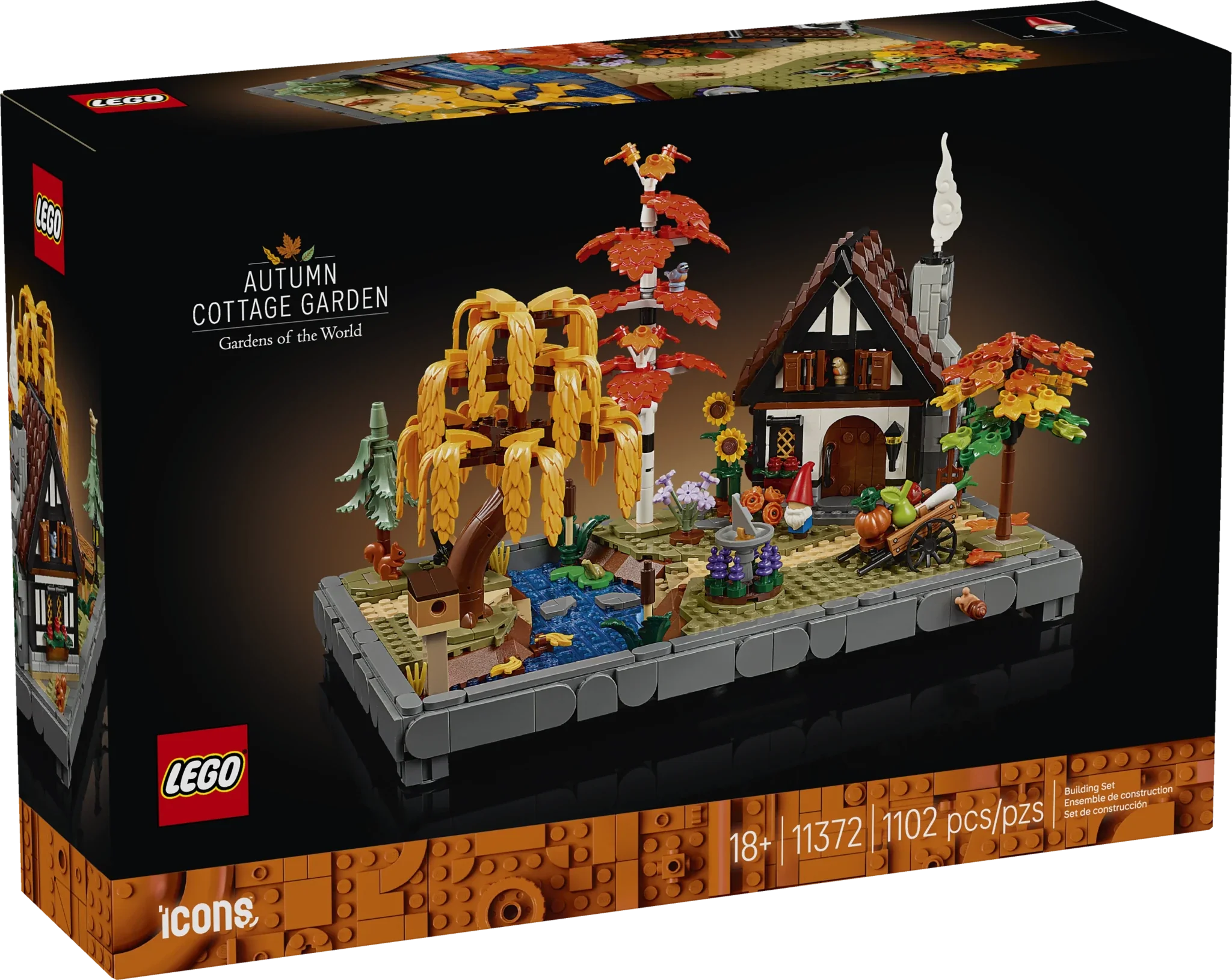 LEGO Icons Autumn Cottage Garden