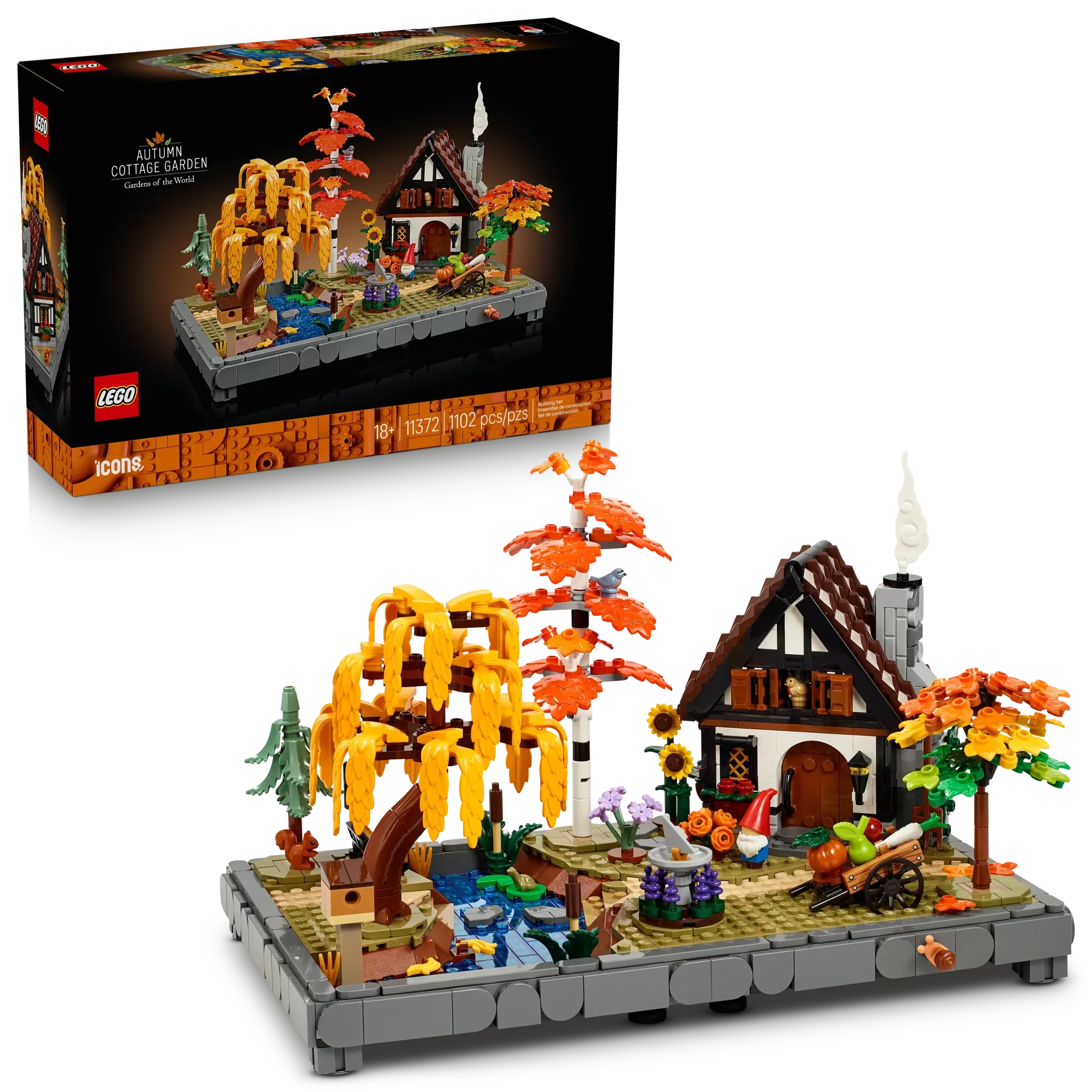 LEGO Icons Autumn Cottage Garden - Image 2