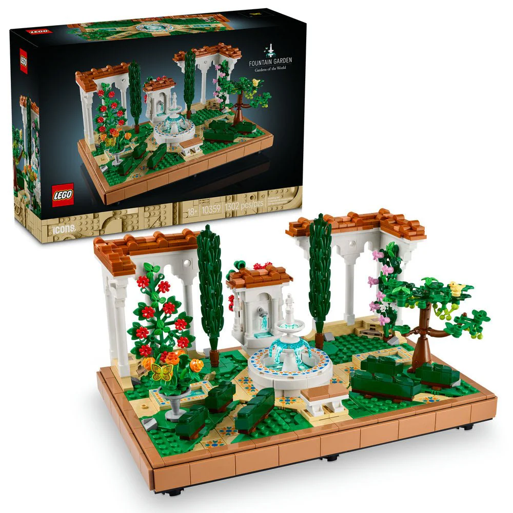 LEGO Icons Fountain Garden - Image 2