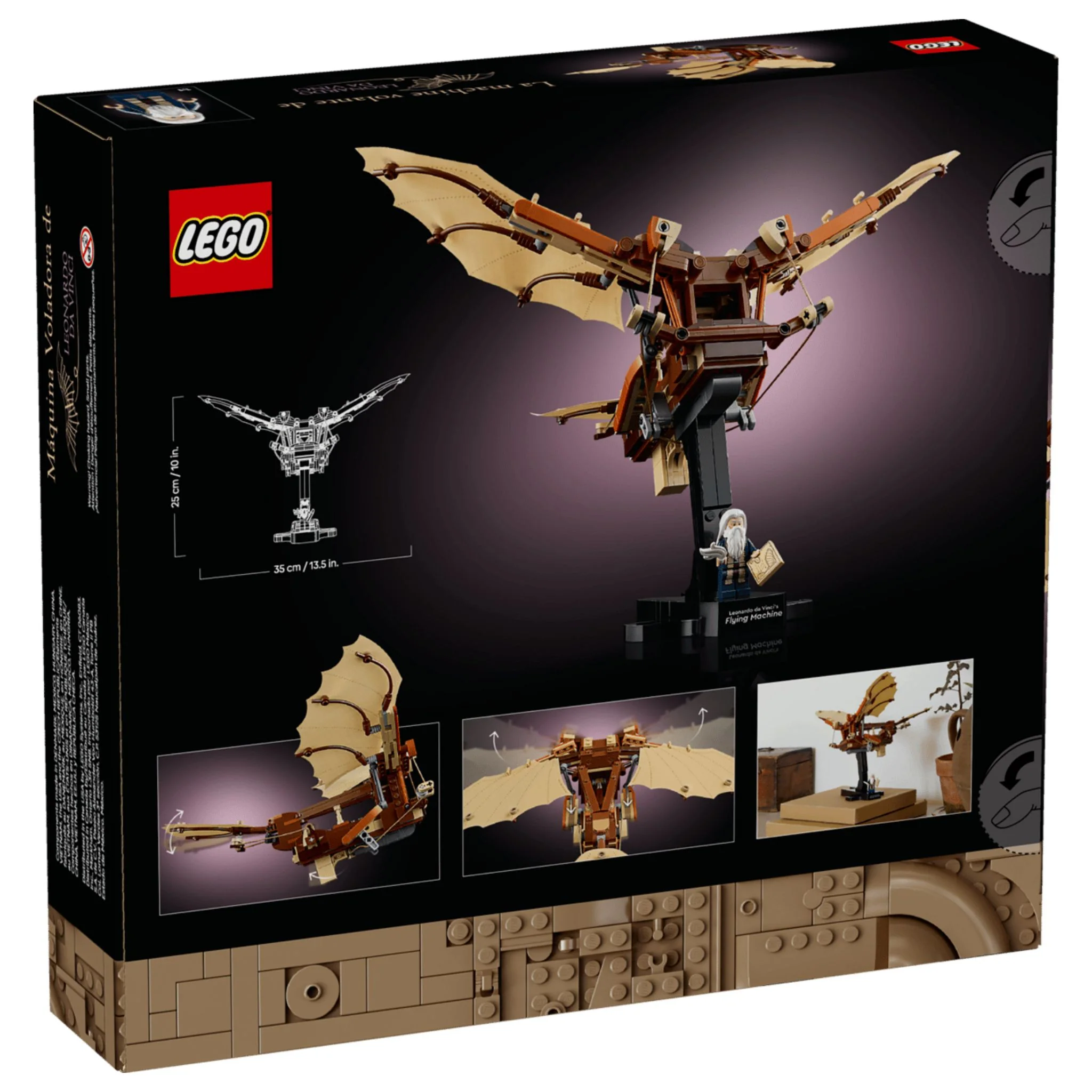 LEGO Icons Leonardo da Vinci's Flying Machine