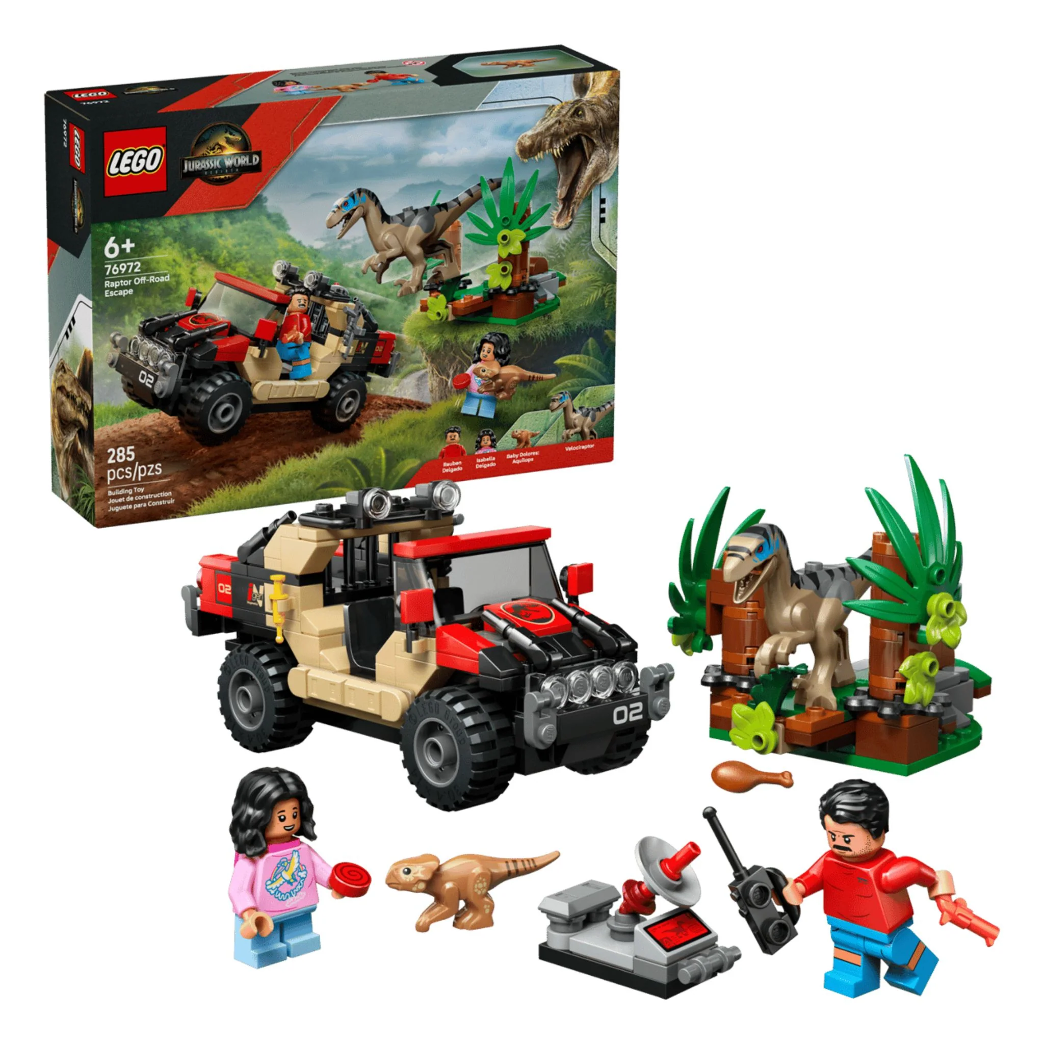 LEGO Jurassic World Raptor Off-Road Escape - Image 2