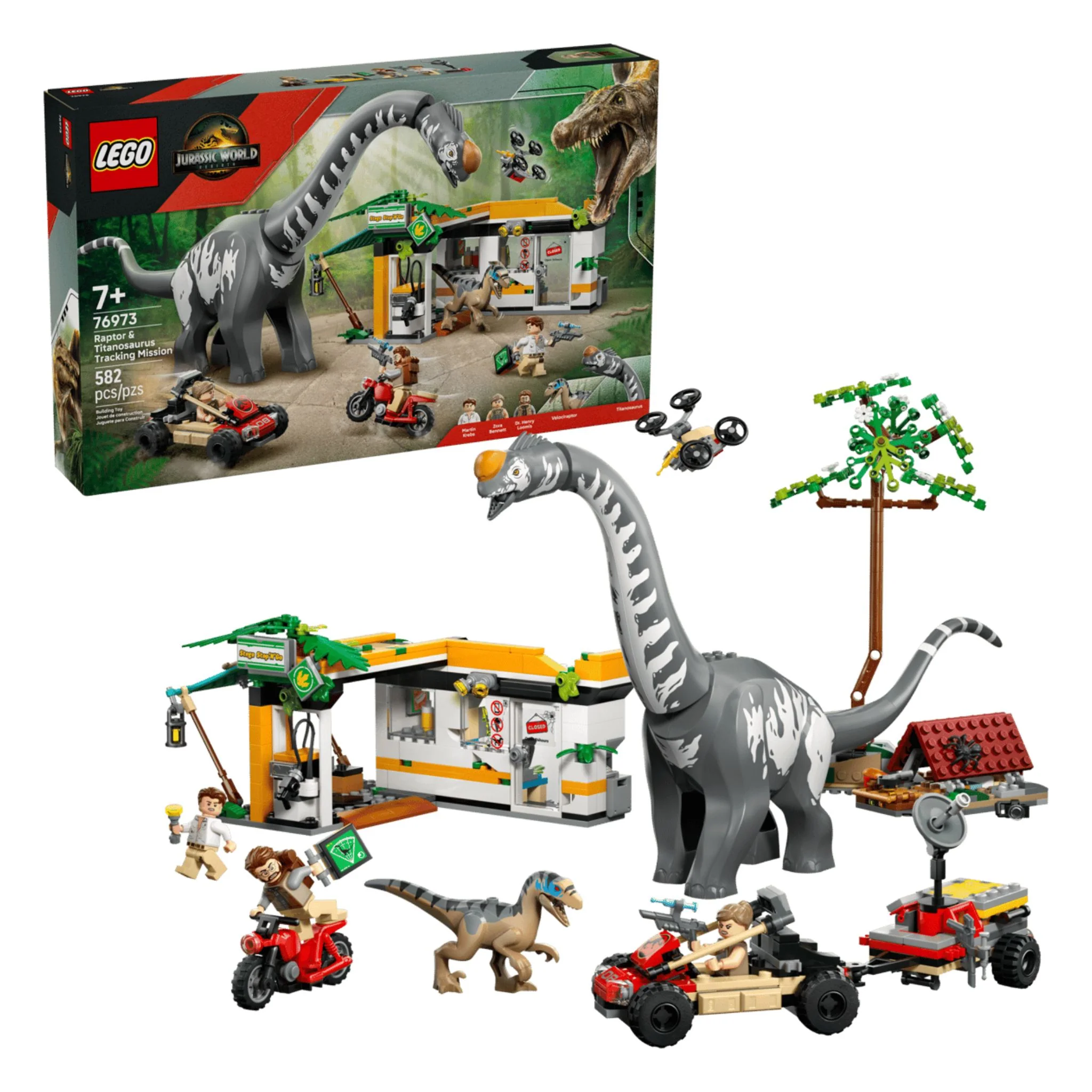 LEGO Jurassic World Raptor & Titanosaurus Tracking Mission - Image 2