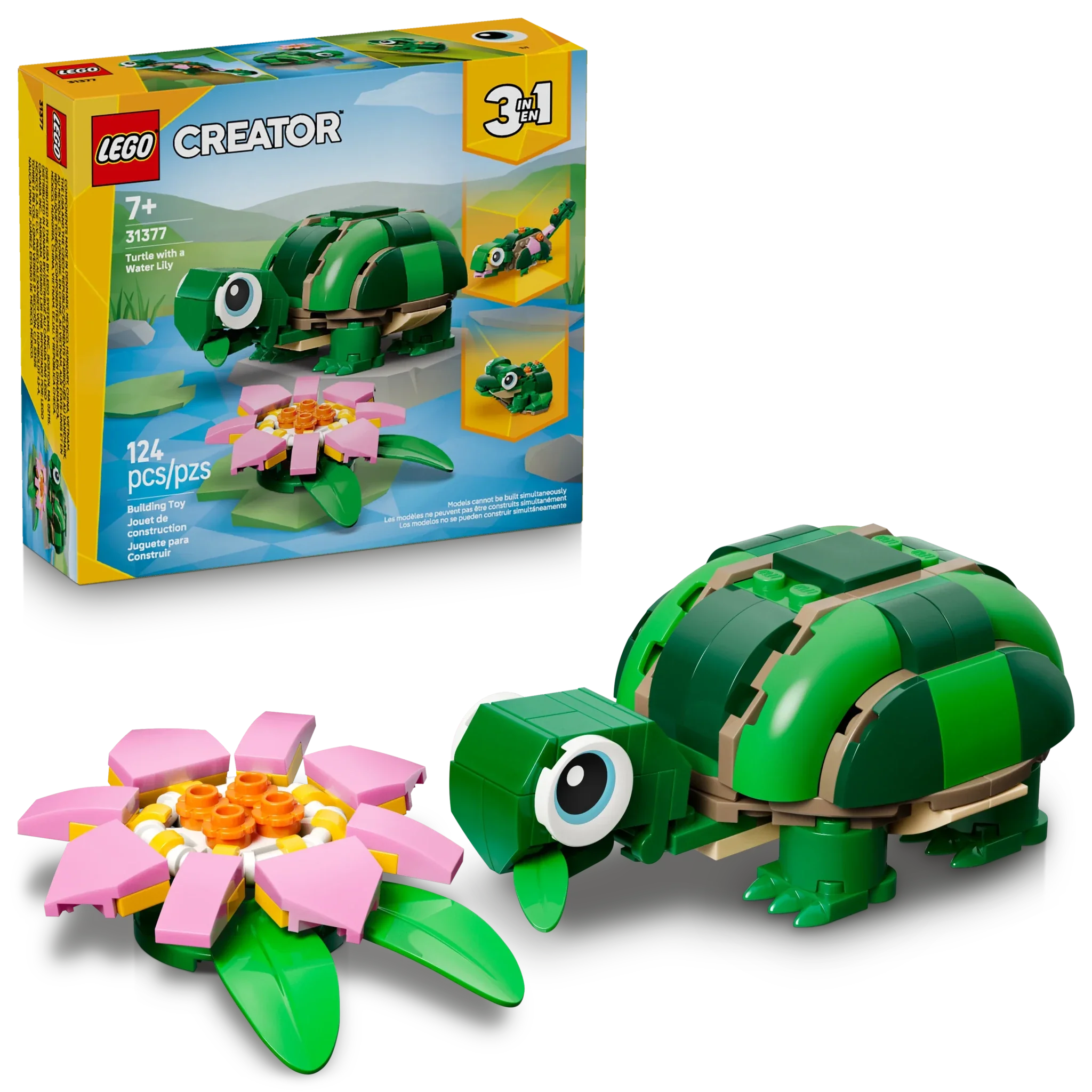 LEGO LEGO Creator Turtle with a Water Lily Flower - Image 2
