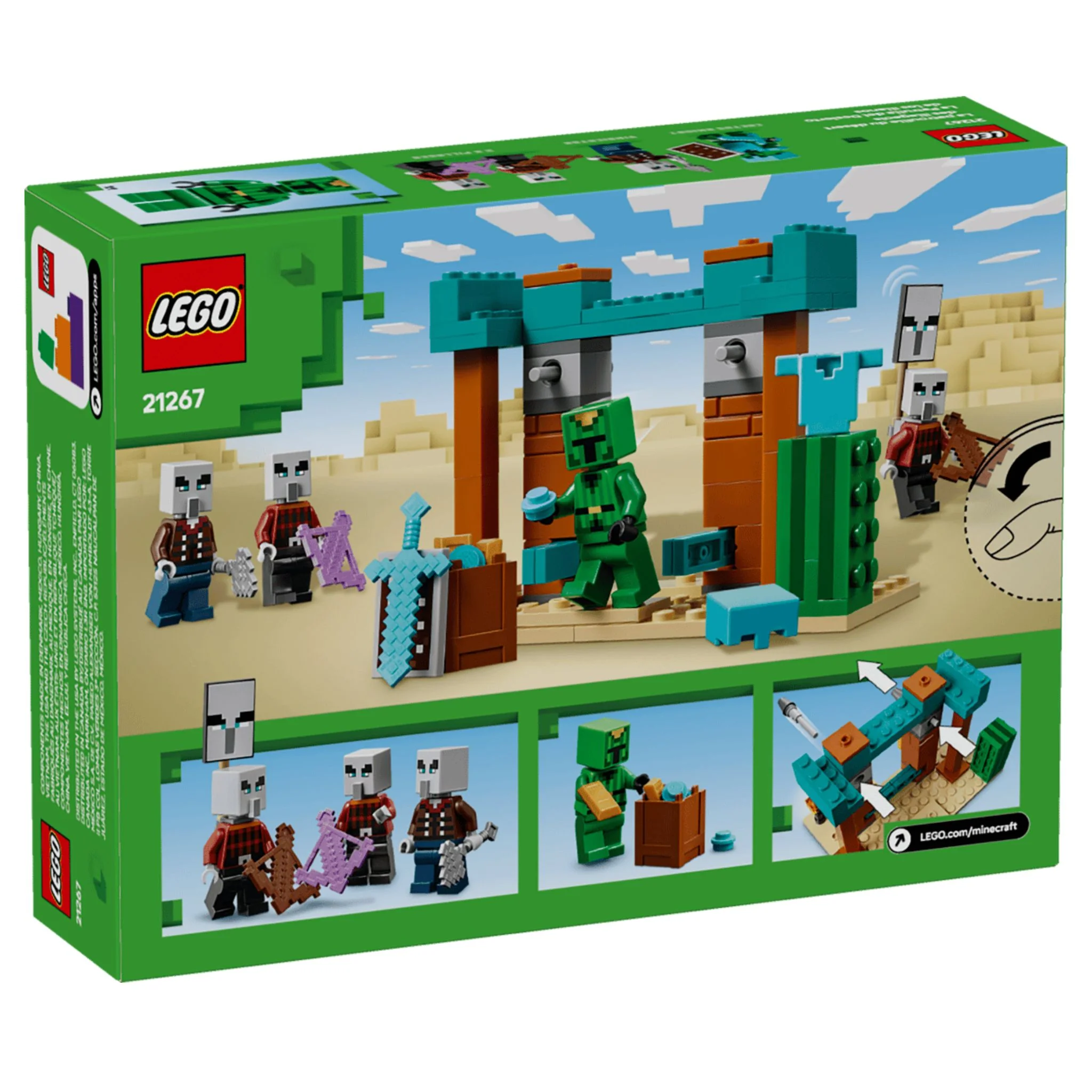LEGO Minecraft The Illager Desert Patrol