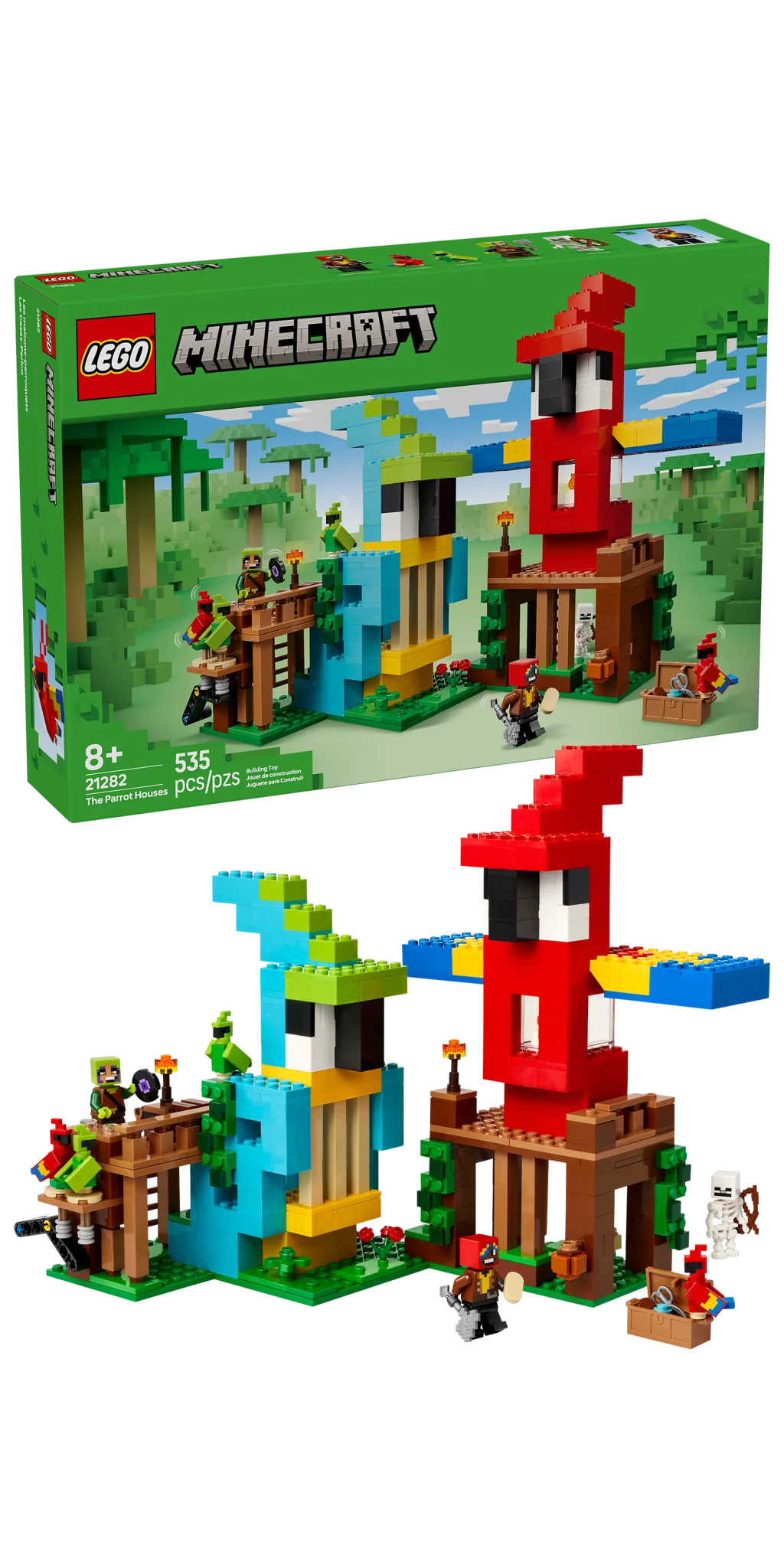 LEGO Minecraft The Parrot Houses - Image 2