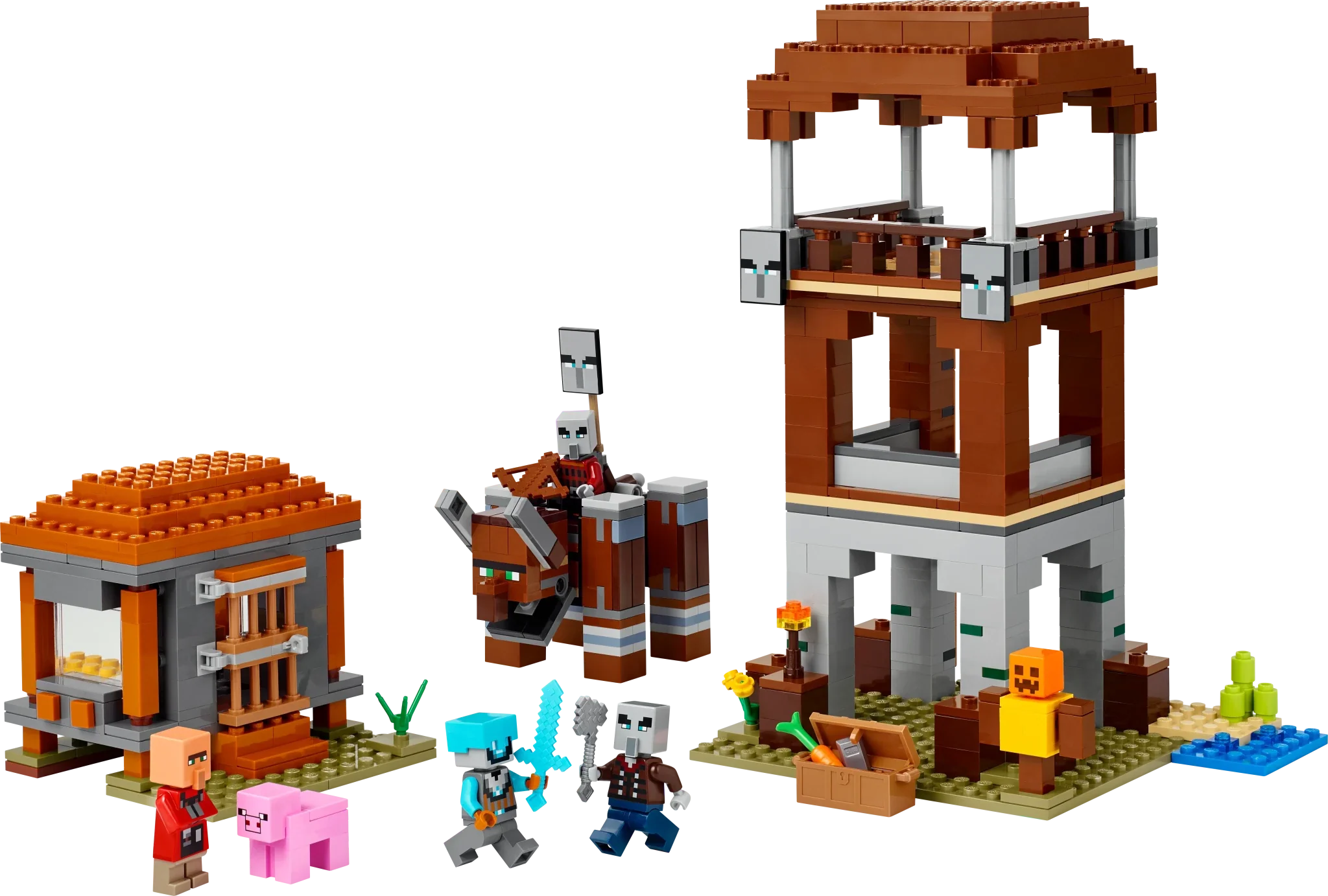 LEGO Minecraft The Pillager Outpost and Ravager - Image 3