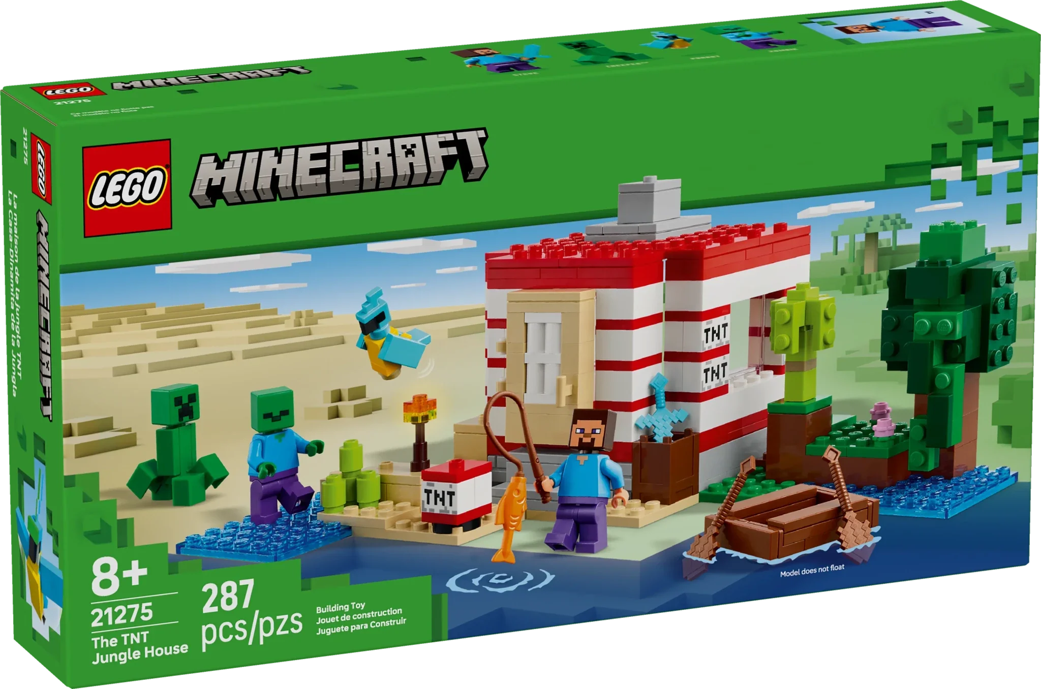 LEGO Minecraft The TNT Jungle House