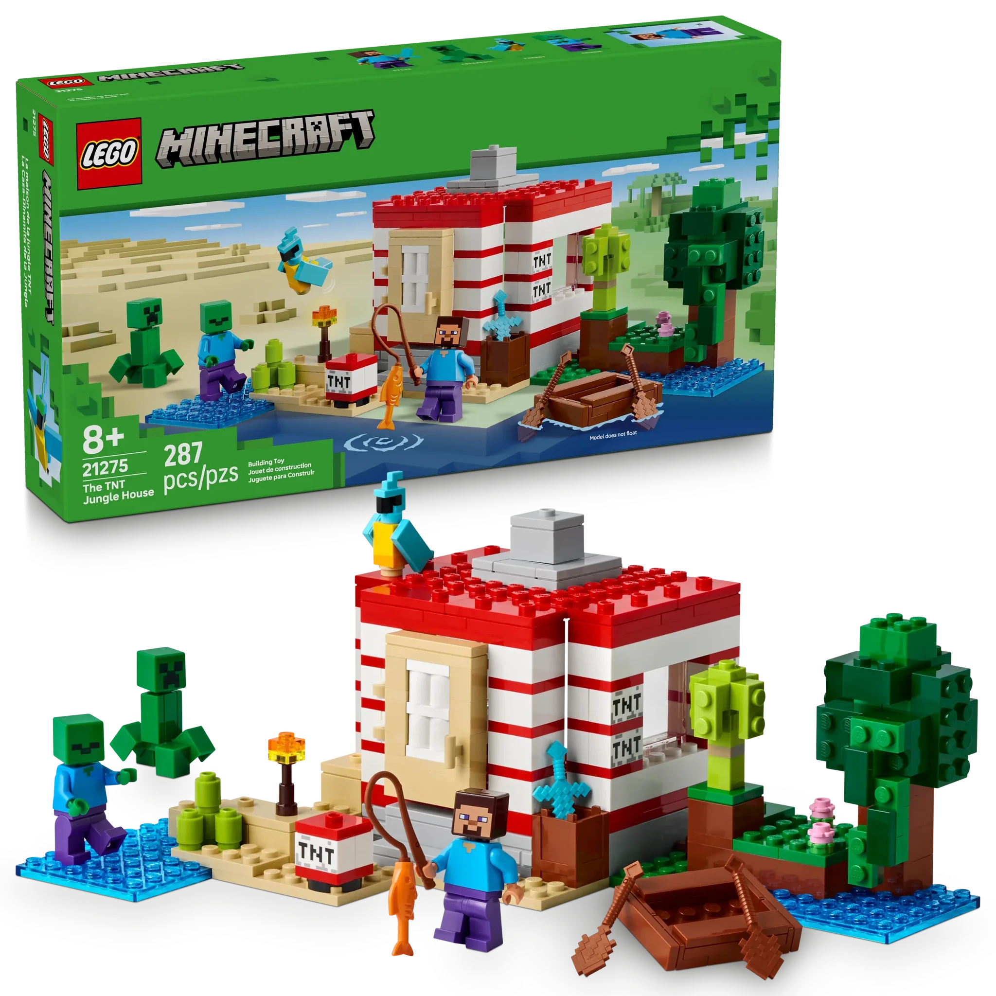 LEGO Minecraft The TNT Jungle House - Image 2