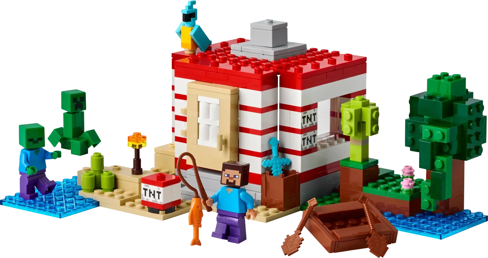 LEGO Minecraft The TNT Jungle House - Image 3
