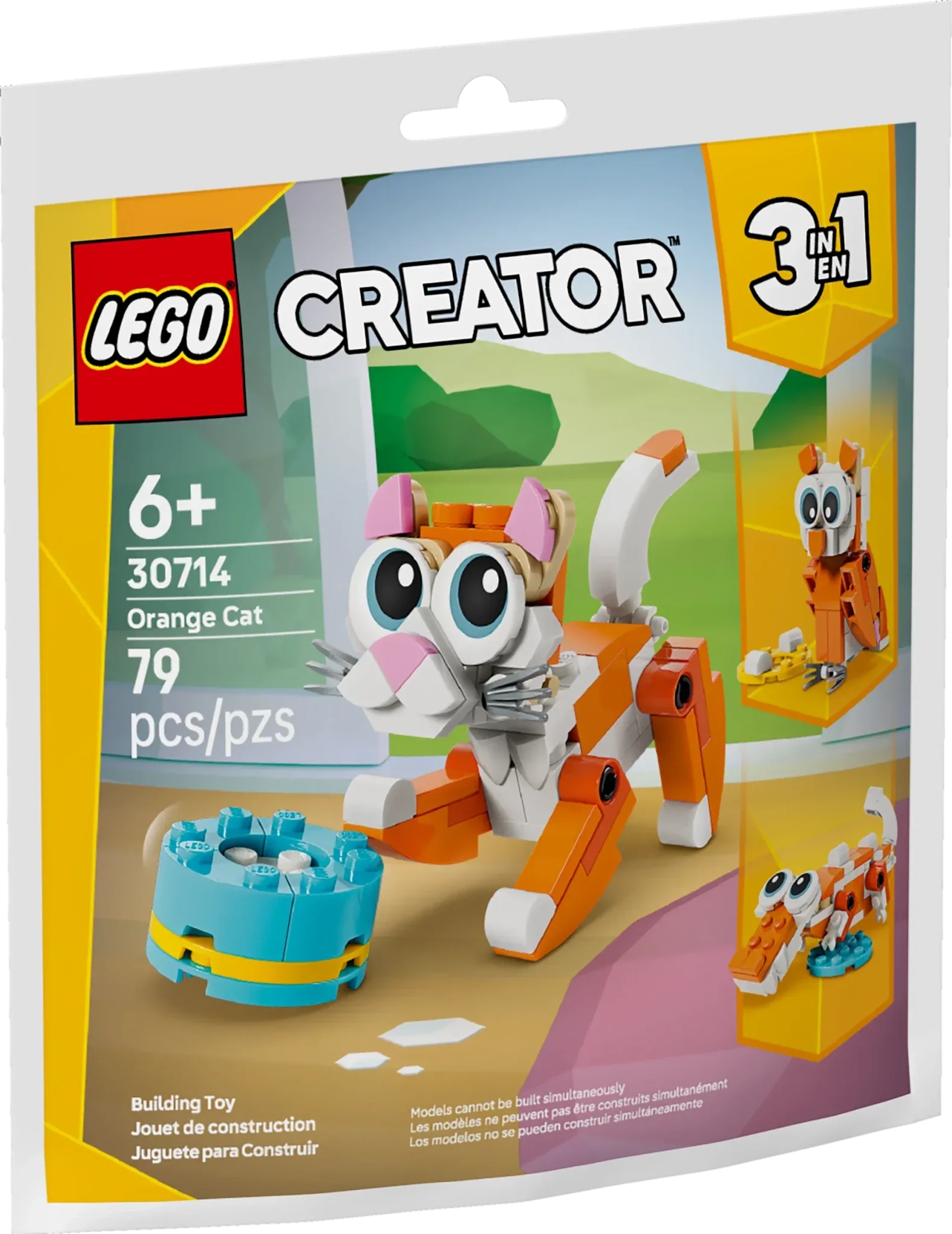 LEGO Recruitment Bags Orange Cat