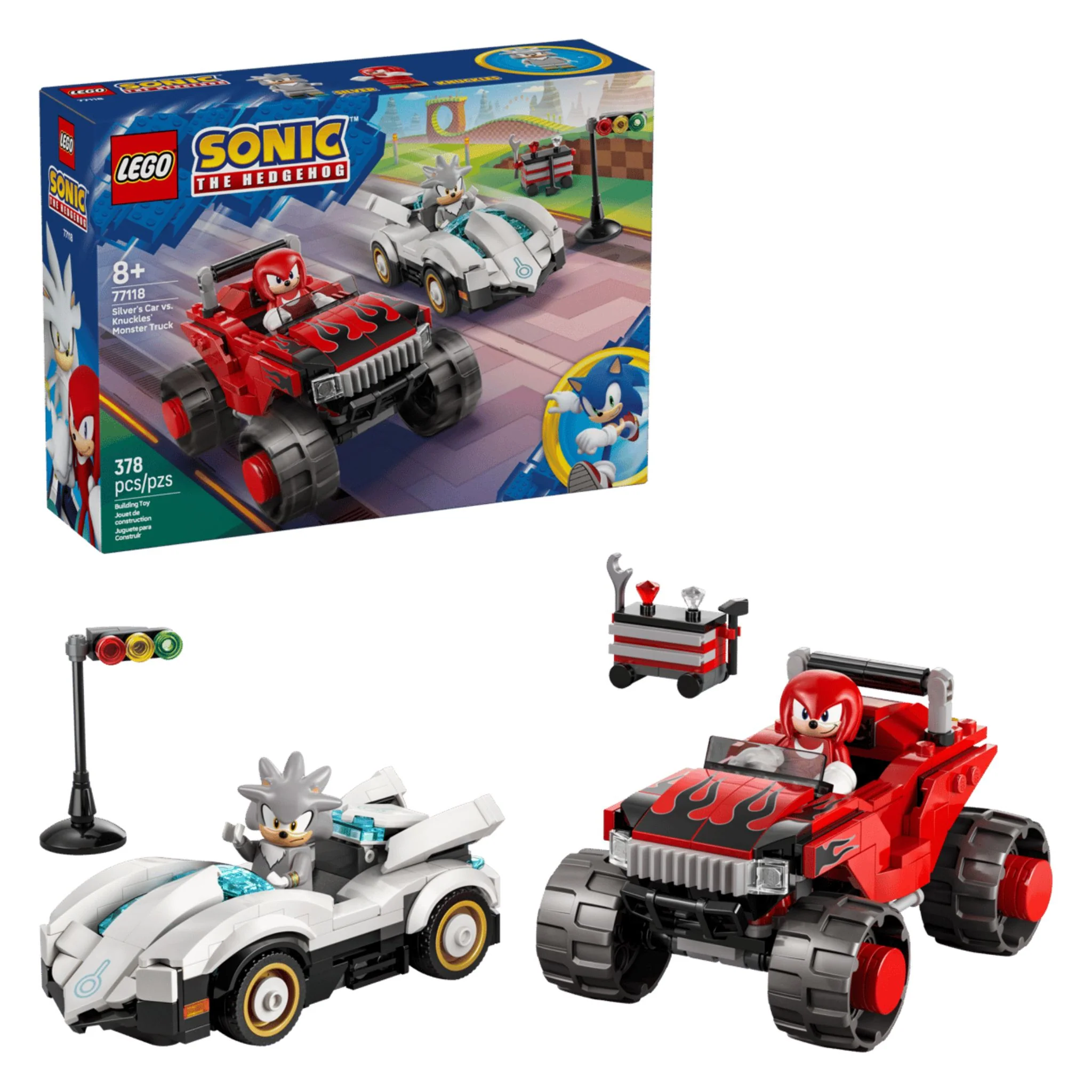 LEGO Sonic Silver's Car vs. Knuckles' Monster Truck - Image 2