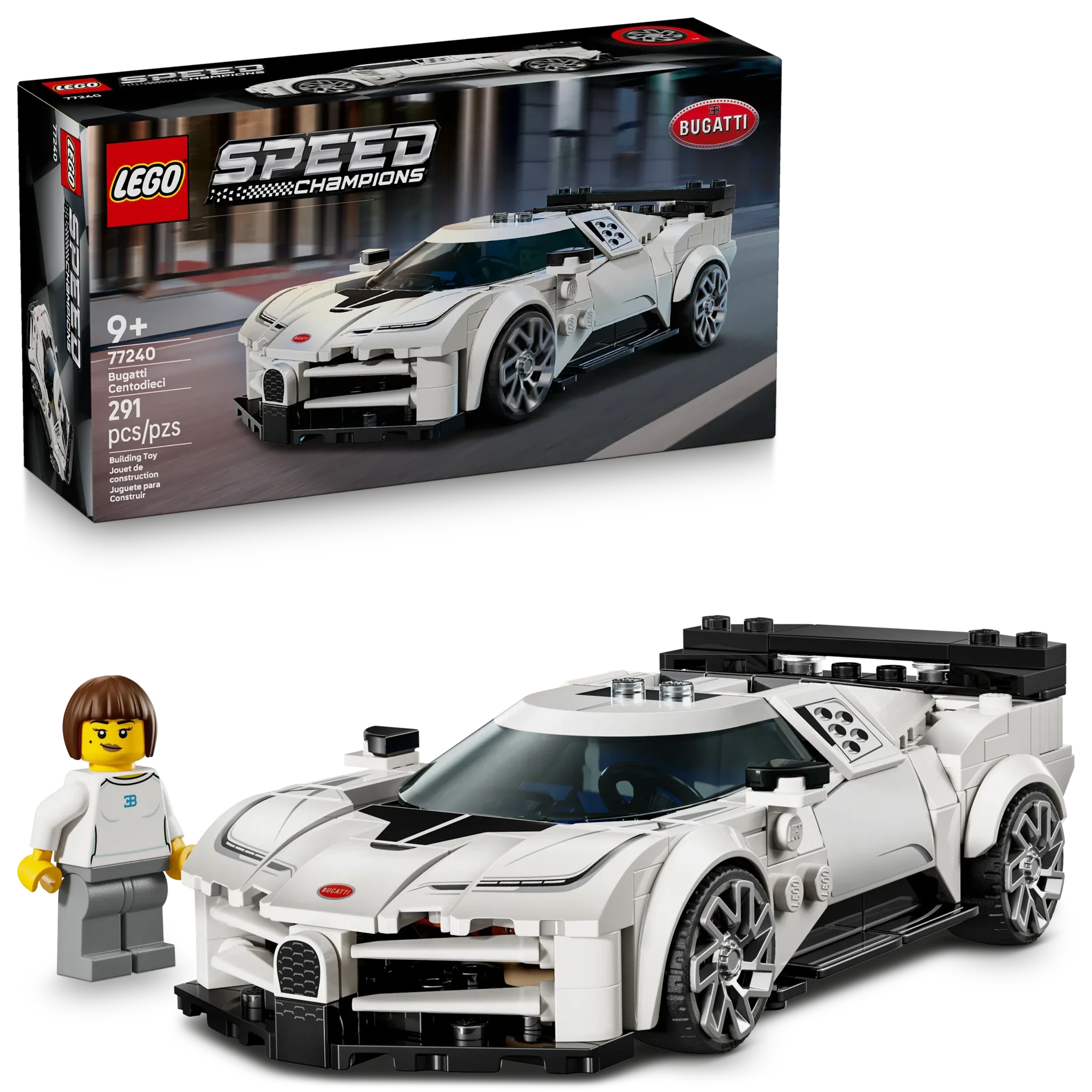 LEGO Speed Champions Bugatti Centodieci Hyper Sports Car - Image 2